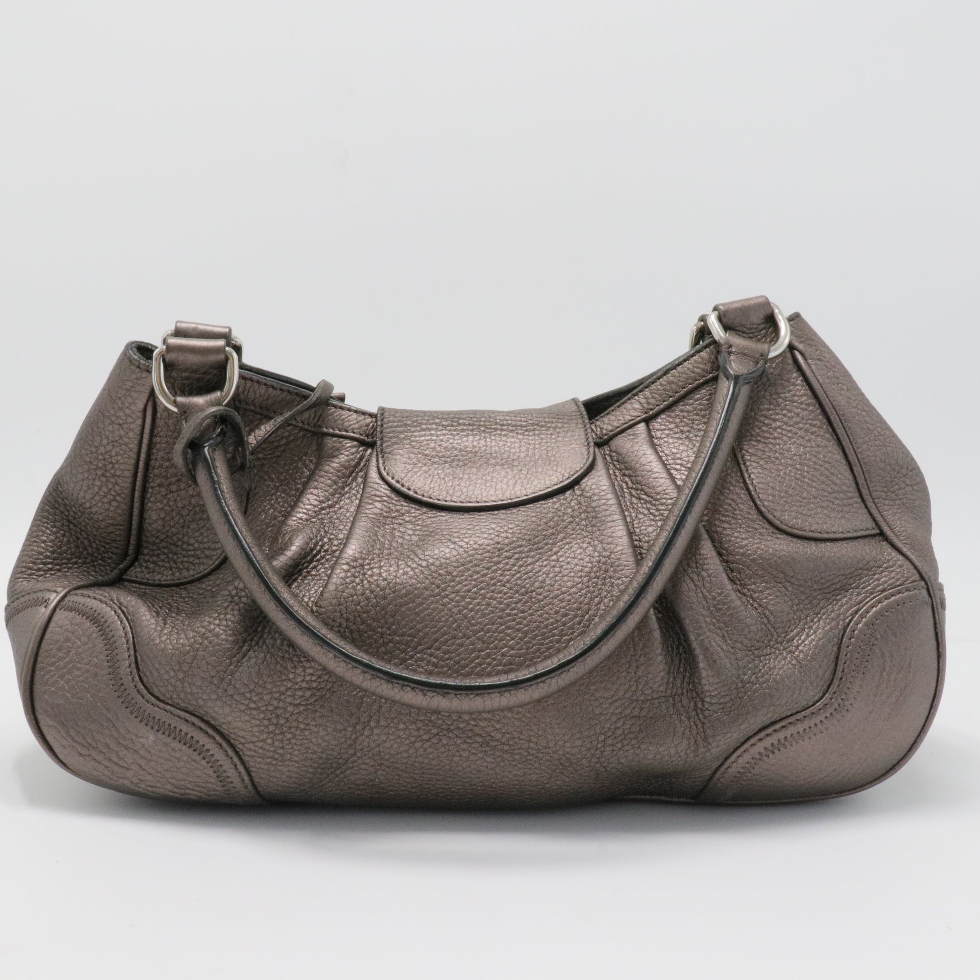 Vitello Daino Sound Lock Shoulder Bag