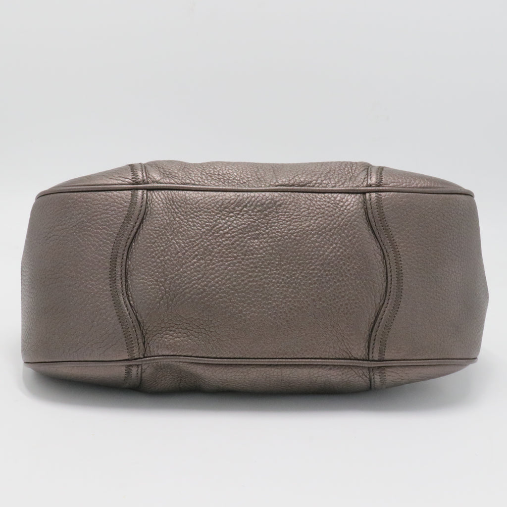 Vitello Daino Sound Lock Shoulder Bag
