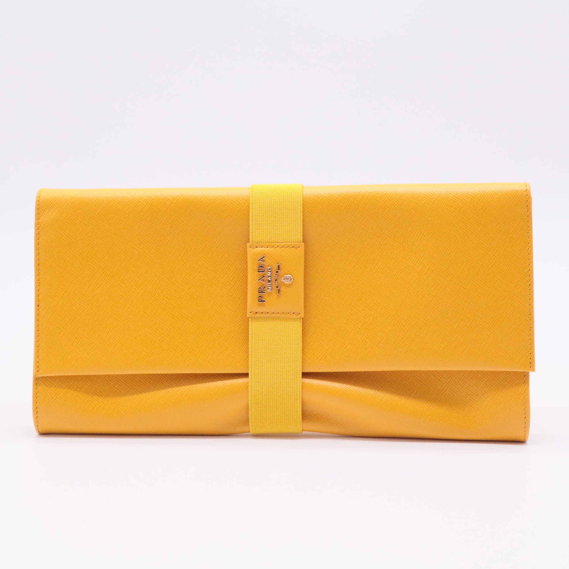 Saffiano Leather Elegant Clutch Bag