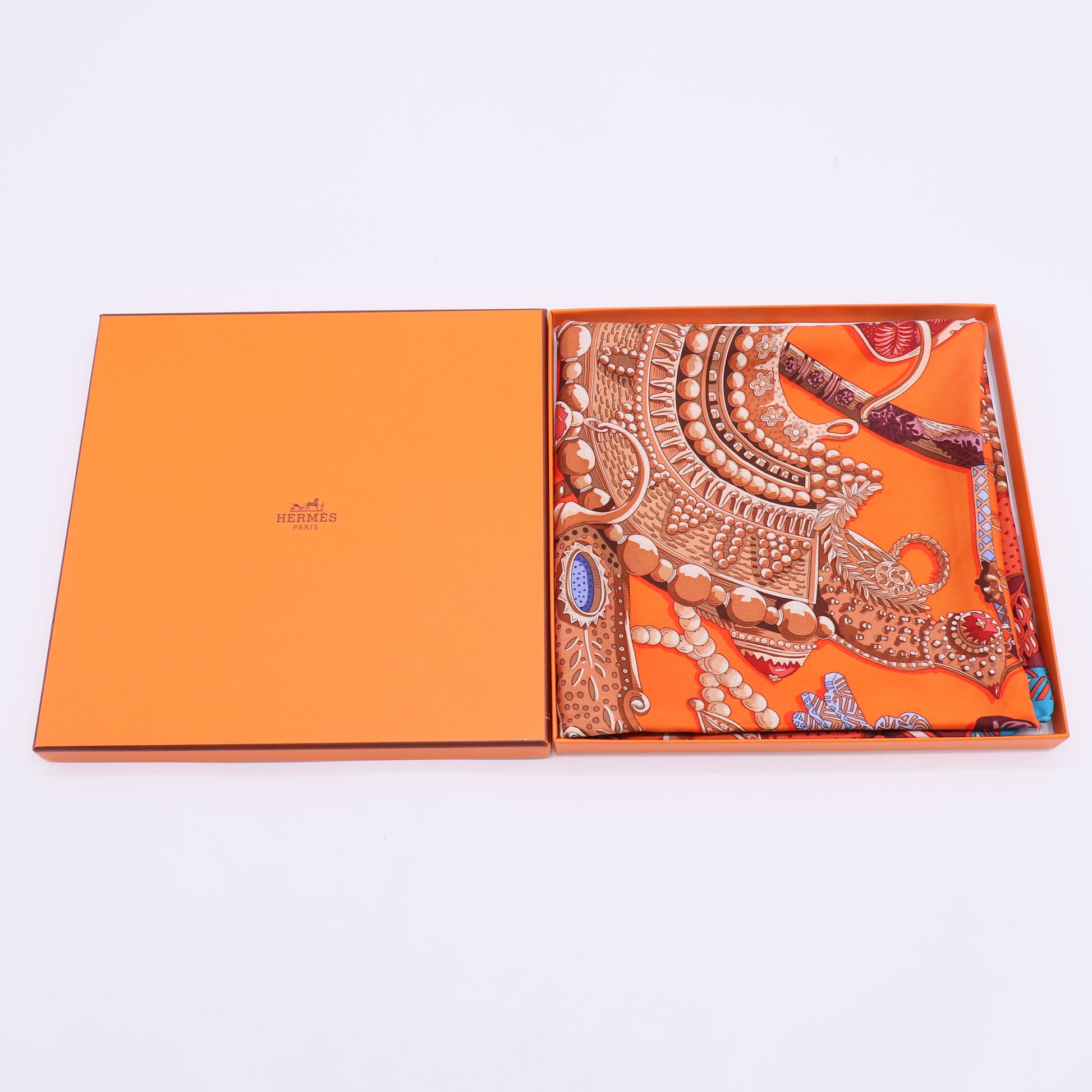 hermes En Attendant Ulysse shawl Twins LDZ1030