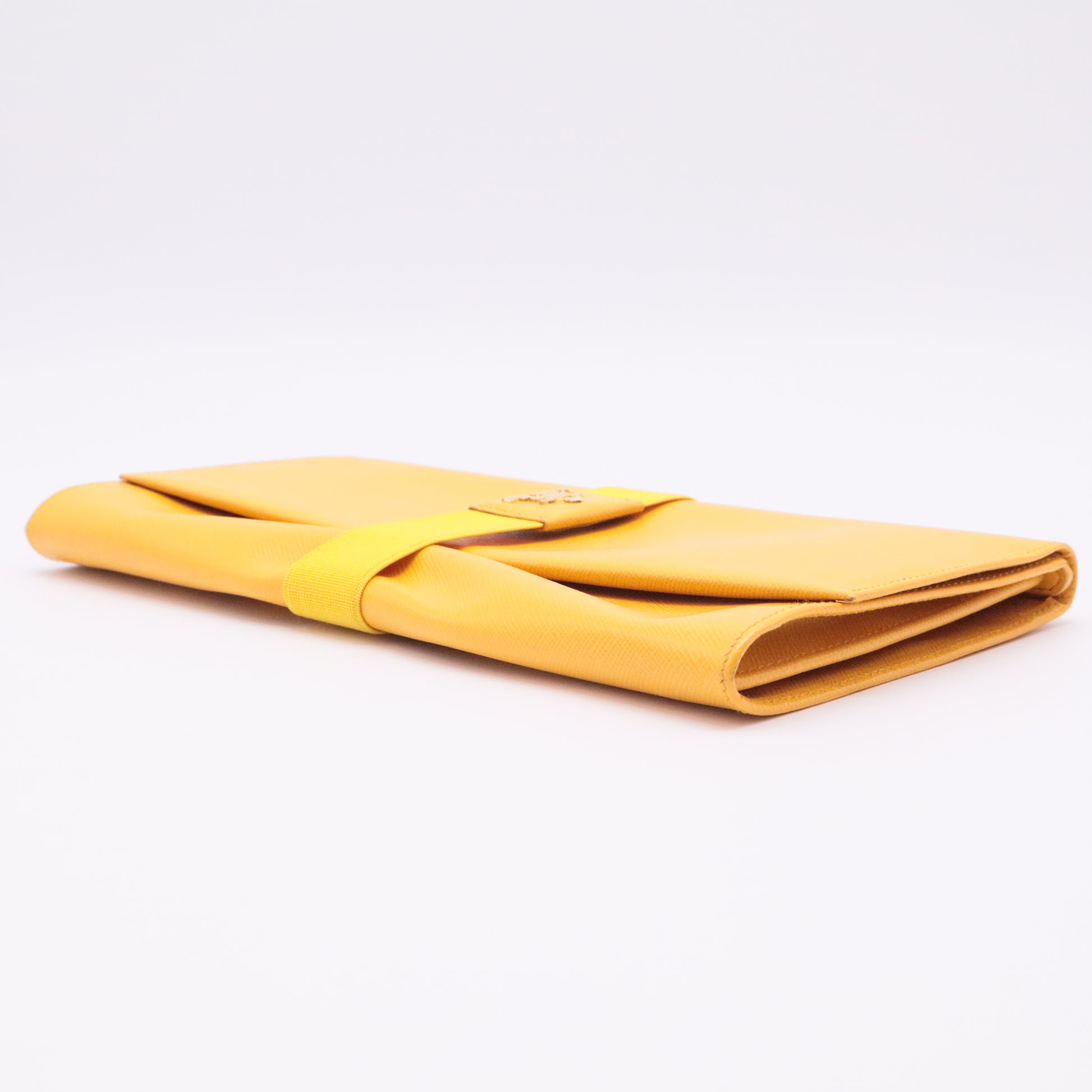 Saffiano Leather Elegant Clutch Bag