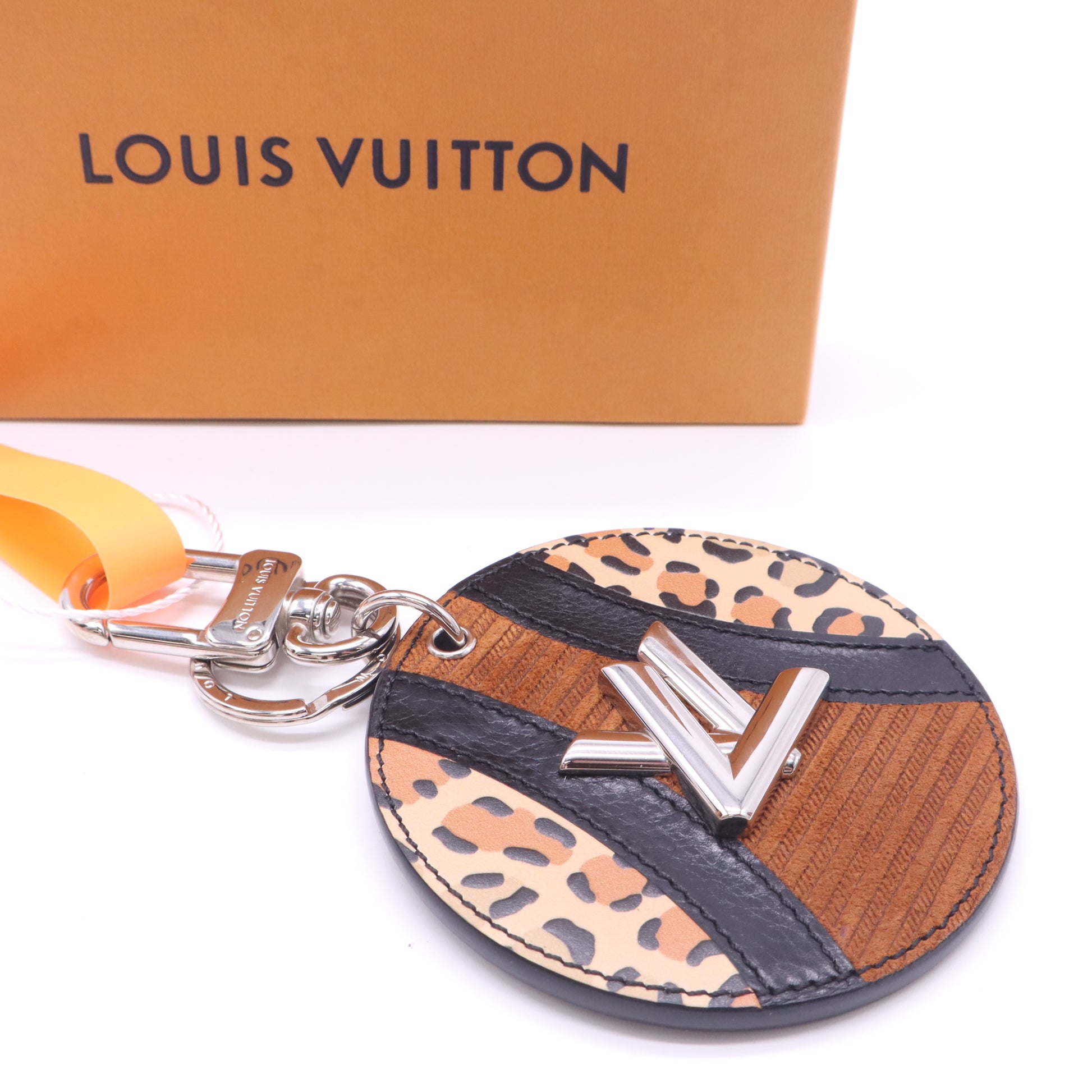 Louis Vuitton Monogram Canvas Corduroy Patchwork Bag Charm Twins LDZ524