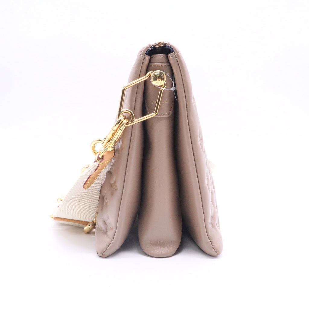 Louis Vuitton Coussin Bag Monogram Embossed Lambskin MM Twins