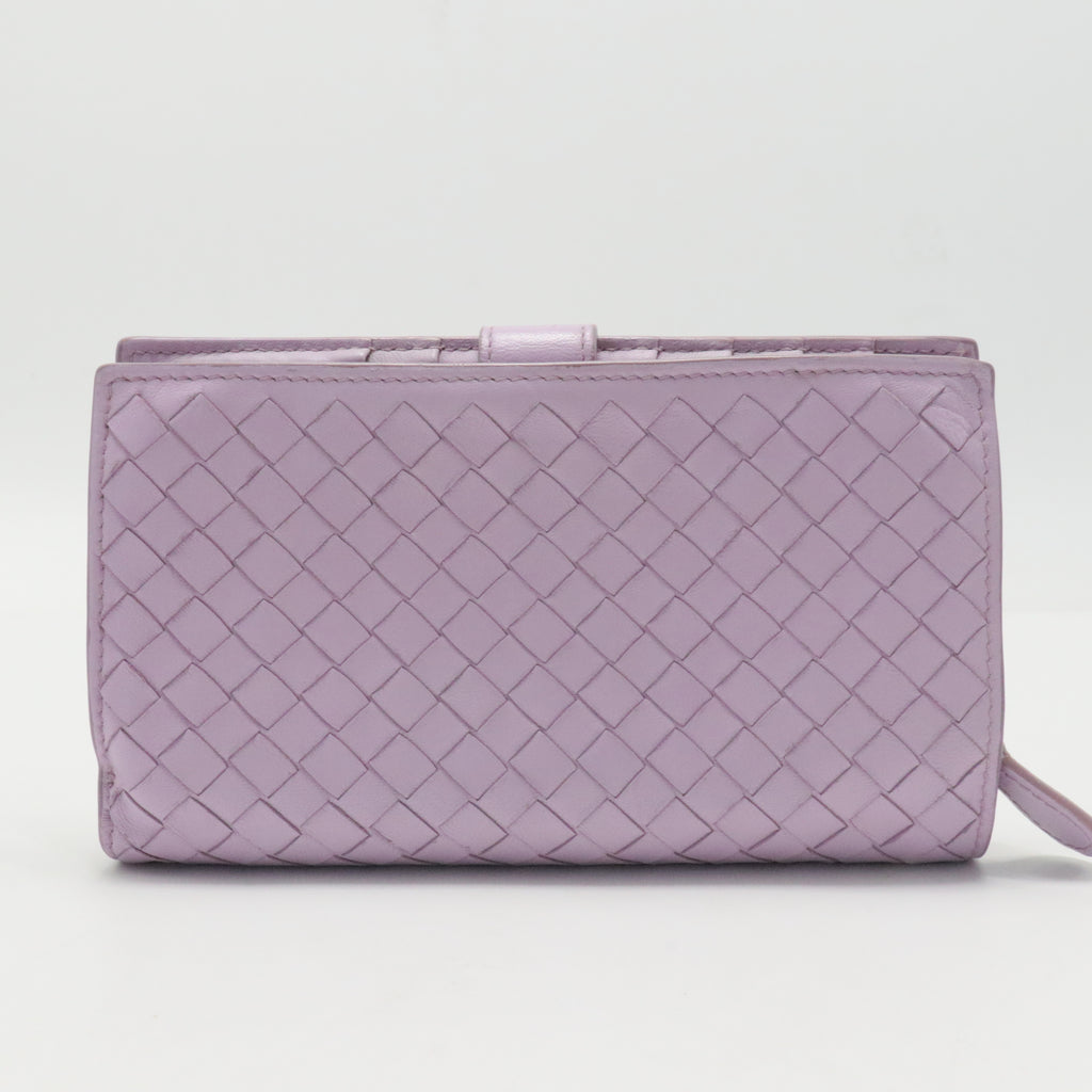French Wallet Intrecciato Nappa Compact