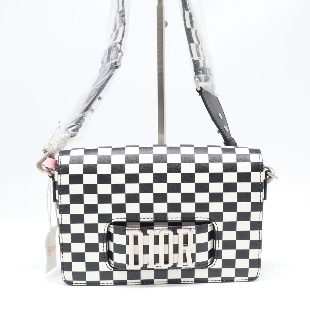 Christian Dior Medium Checkered Dio(r)evolution Flap Bag twins LDJ4397