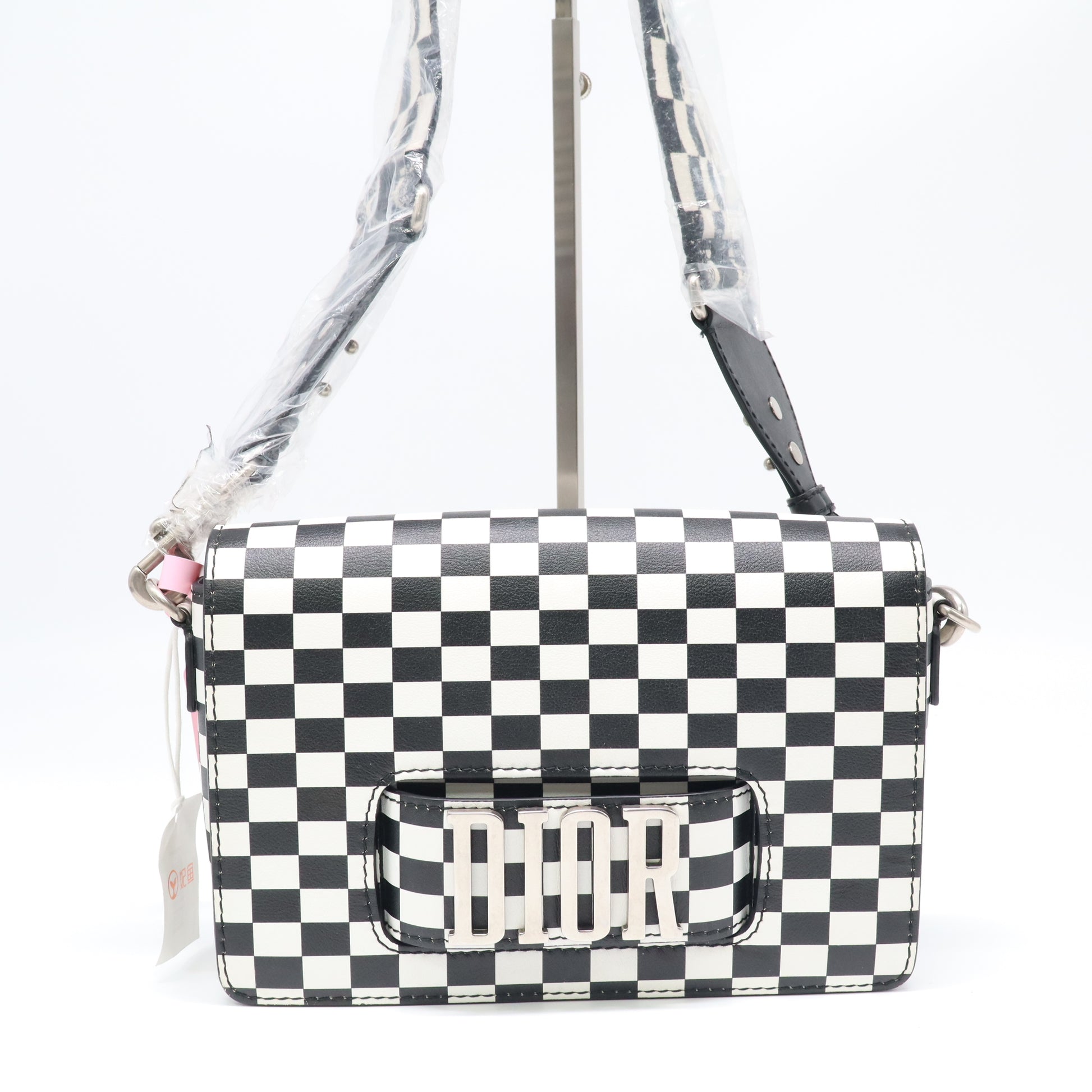 Christian Dior Medium Checkered Dio(r)evolution Flap Bag twins LDJ4397