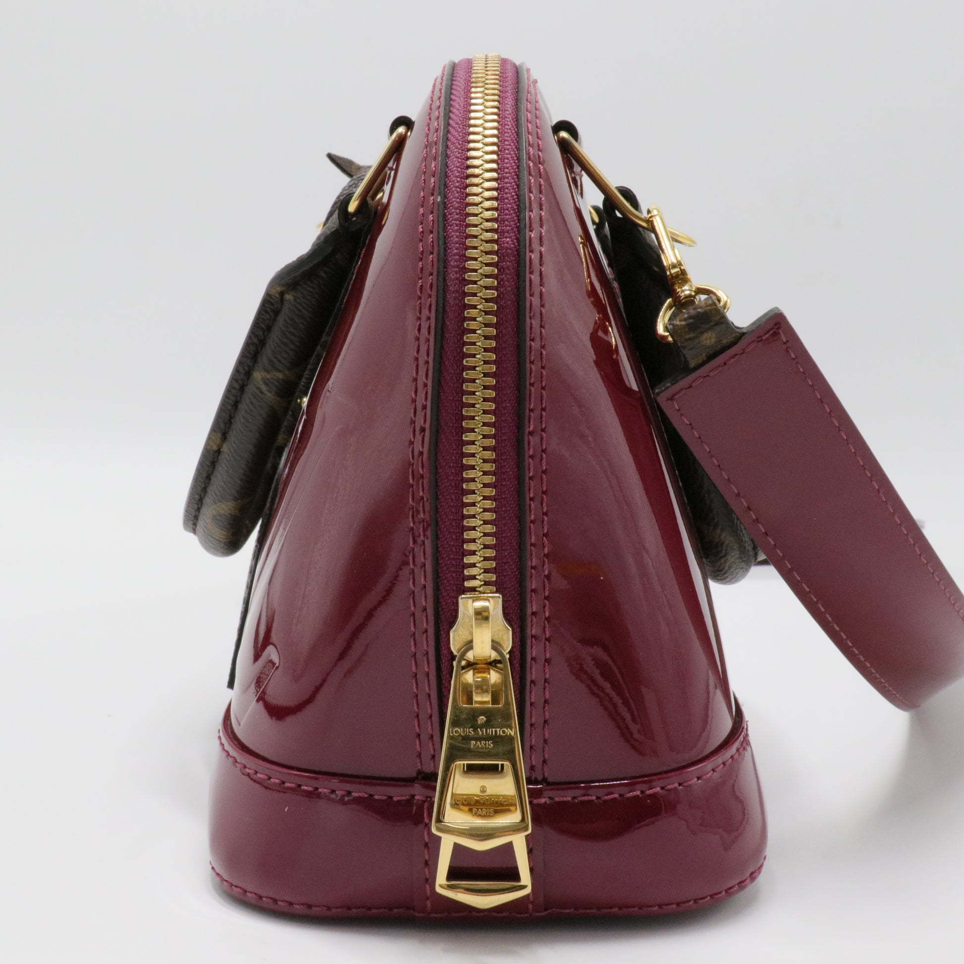 Vernis Miroir Alma BB Handbag