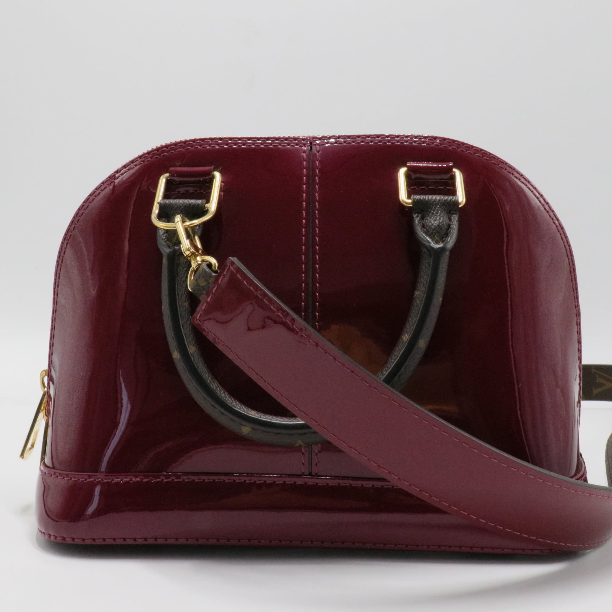 Vernis Miroir Alma BB Handbag