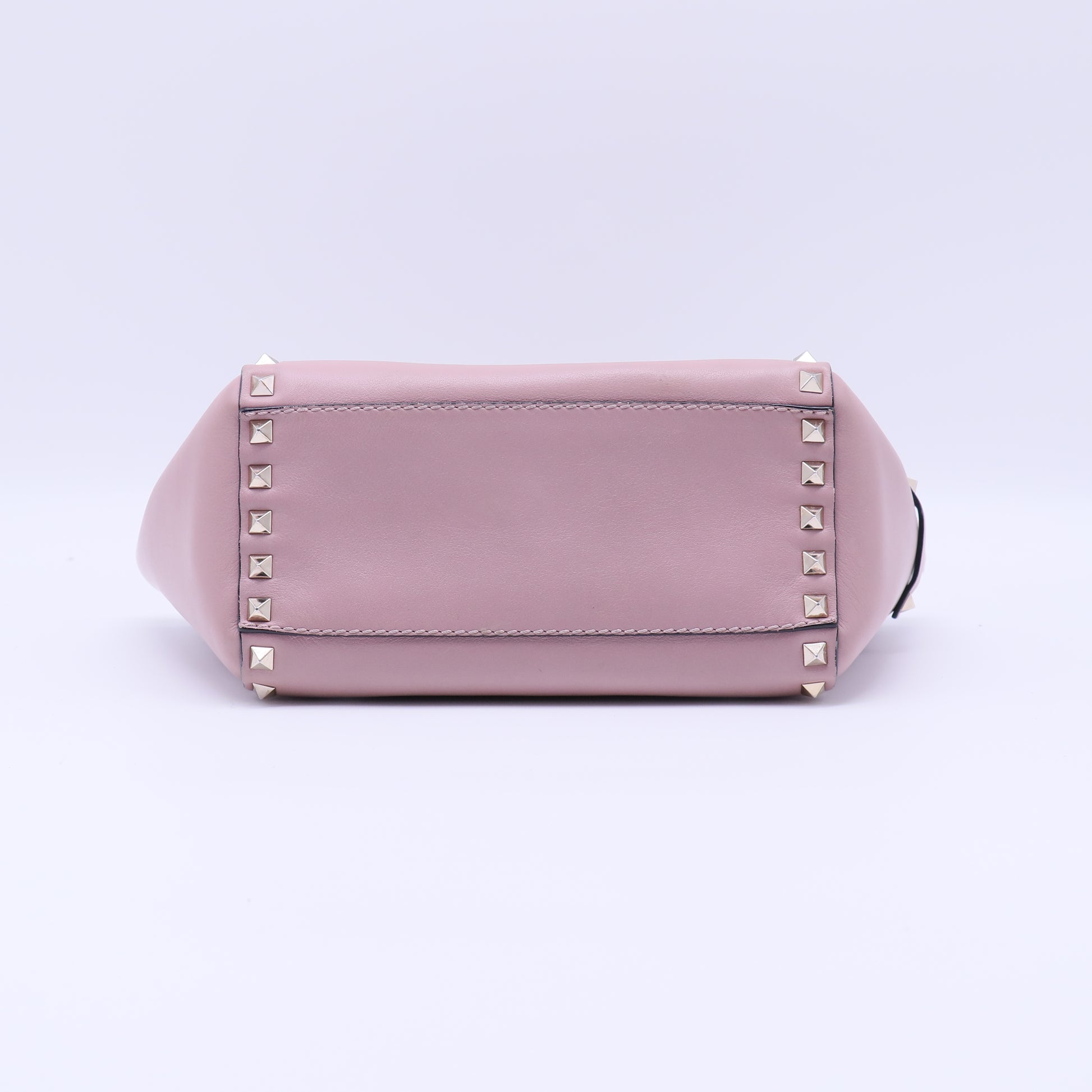 Valentino Studded Leather Handle Bag B21360