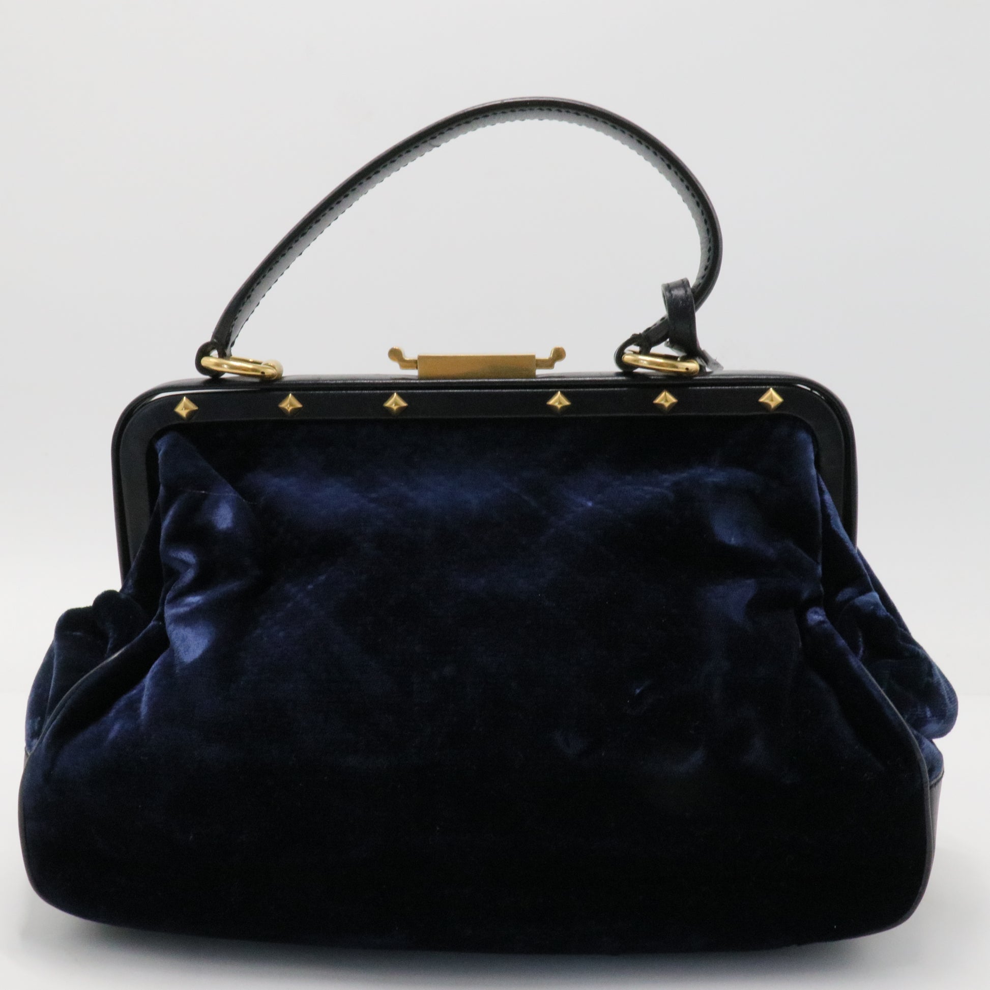 Velvet Diamante Lady Stirrup Bag