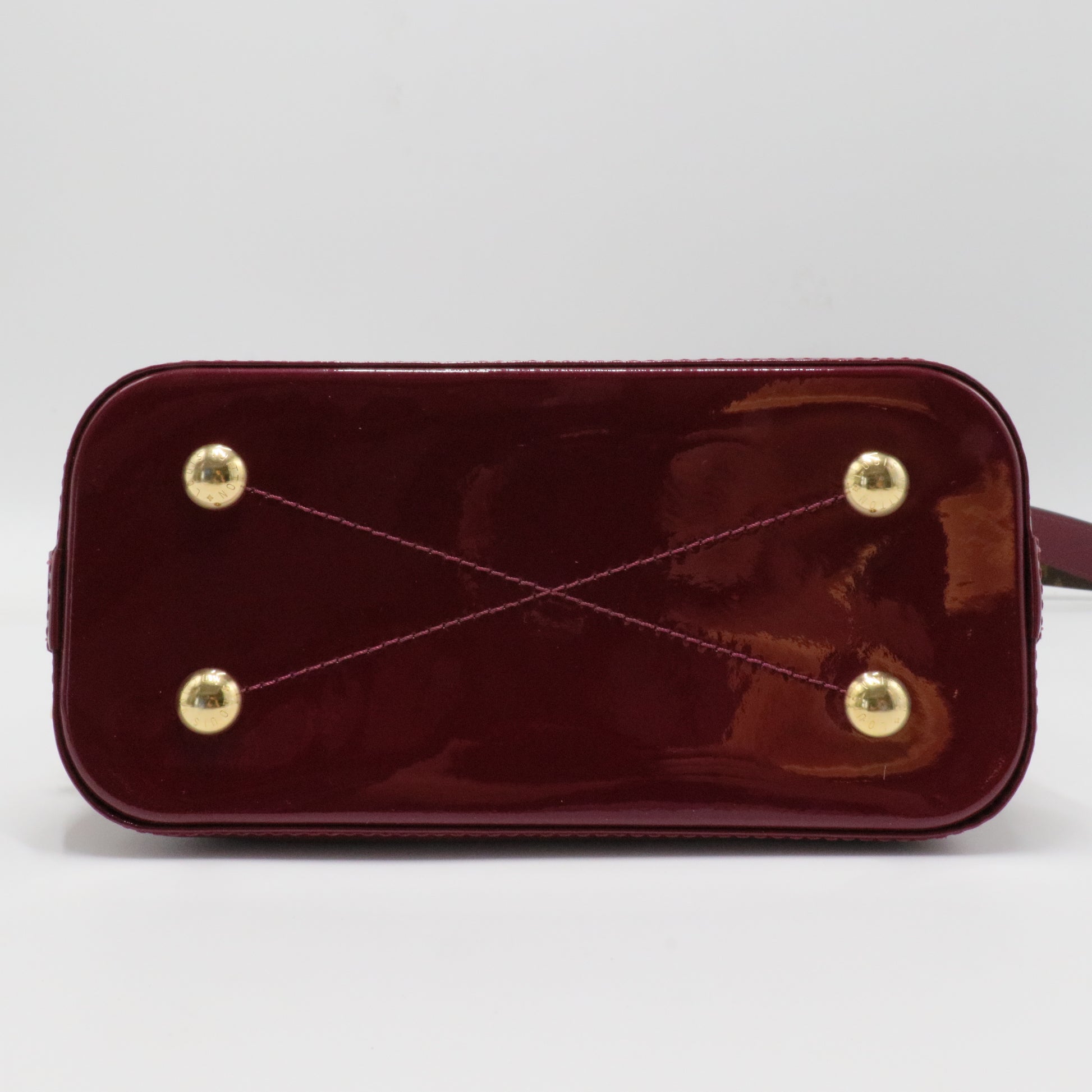 Vernis Miroir Alma BB Handbag