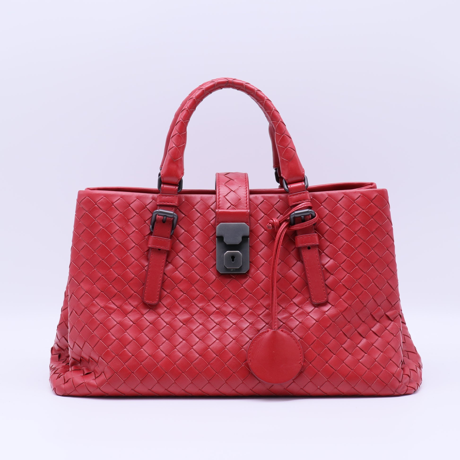 Small Nappa Intrecciato Roma satchel B22303