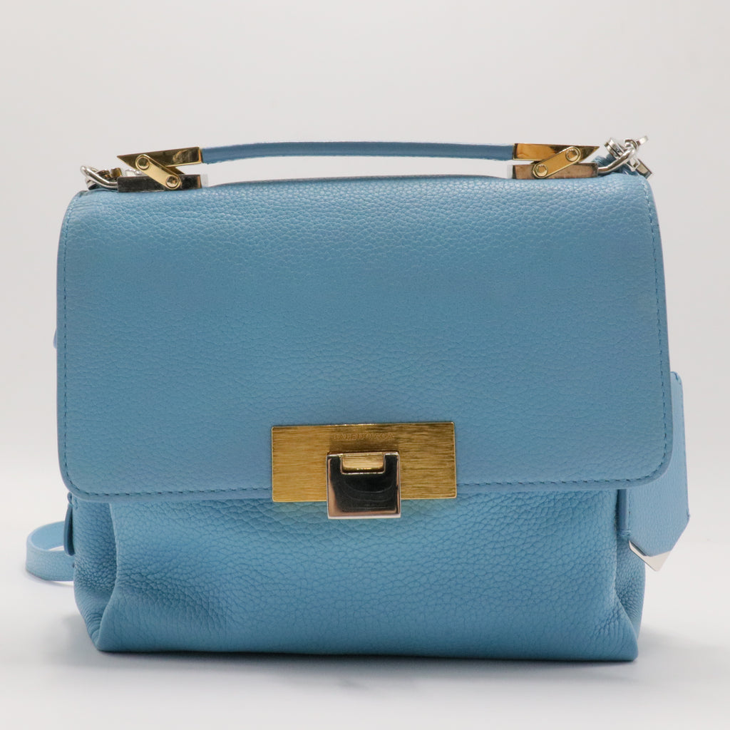 Le Dix Soft Cartable Top Handle Bag Leather Mini