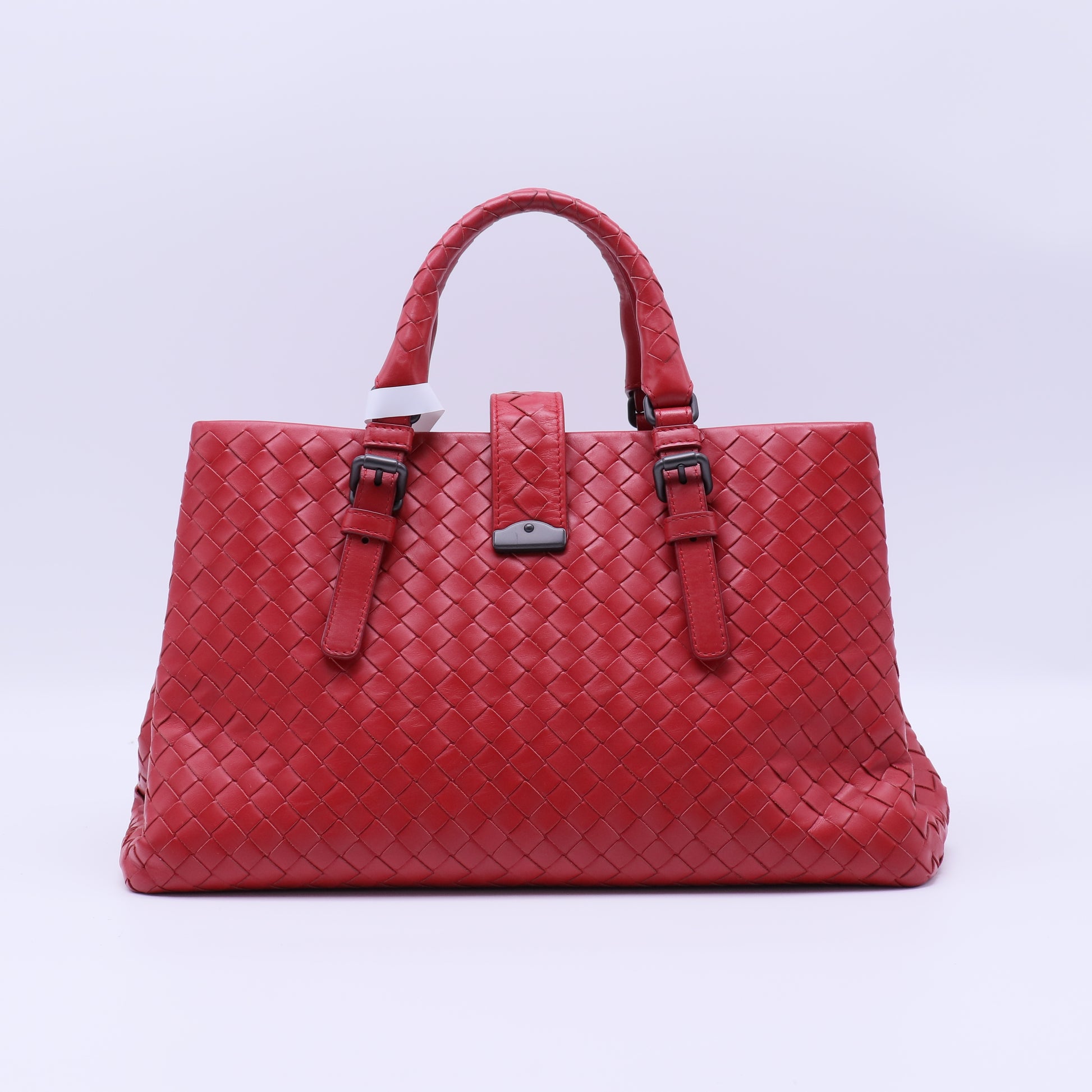 Small Nappa Intrecciato Roma satchel B22303