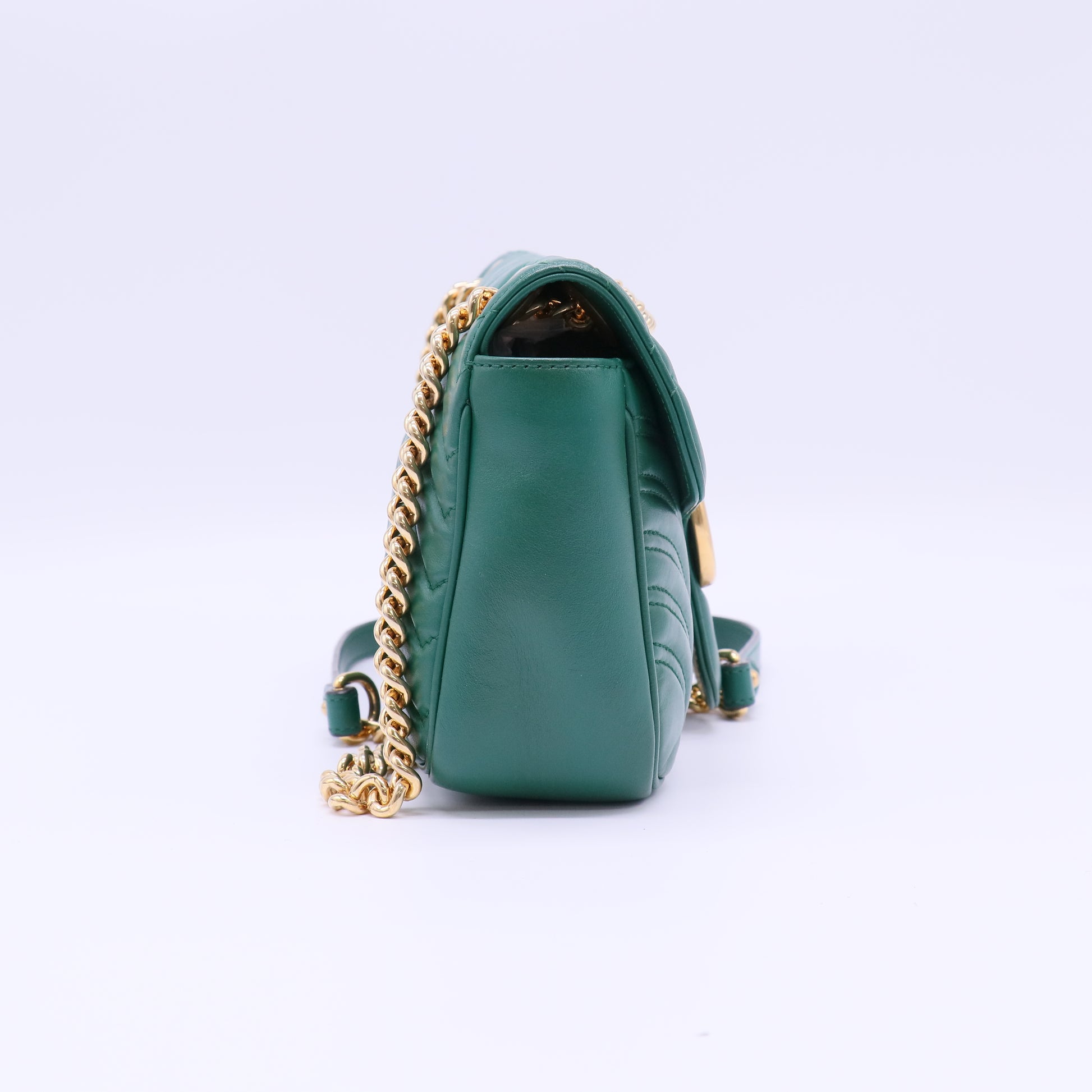 GG Marmont Flap Bag Matelasse Leather Small B22630