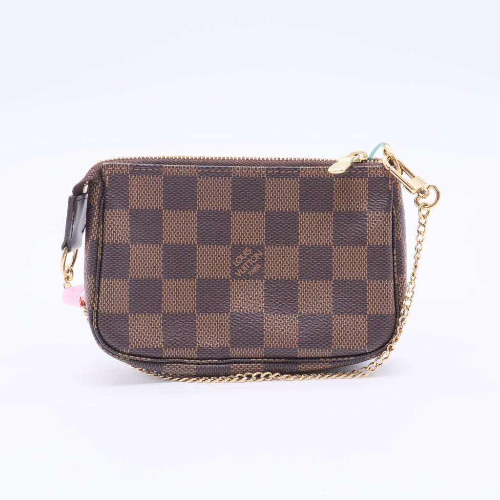 Louis Vuitton Pochette Accessoires Damier Mini Clutch twins