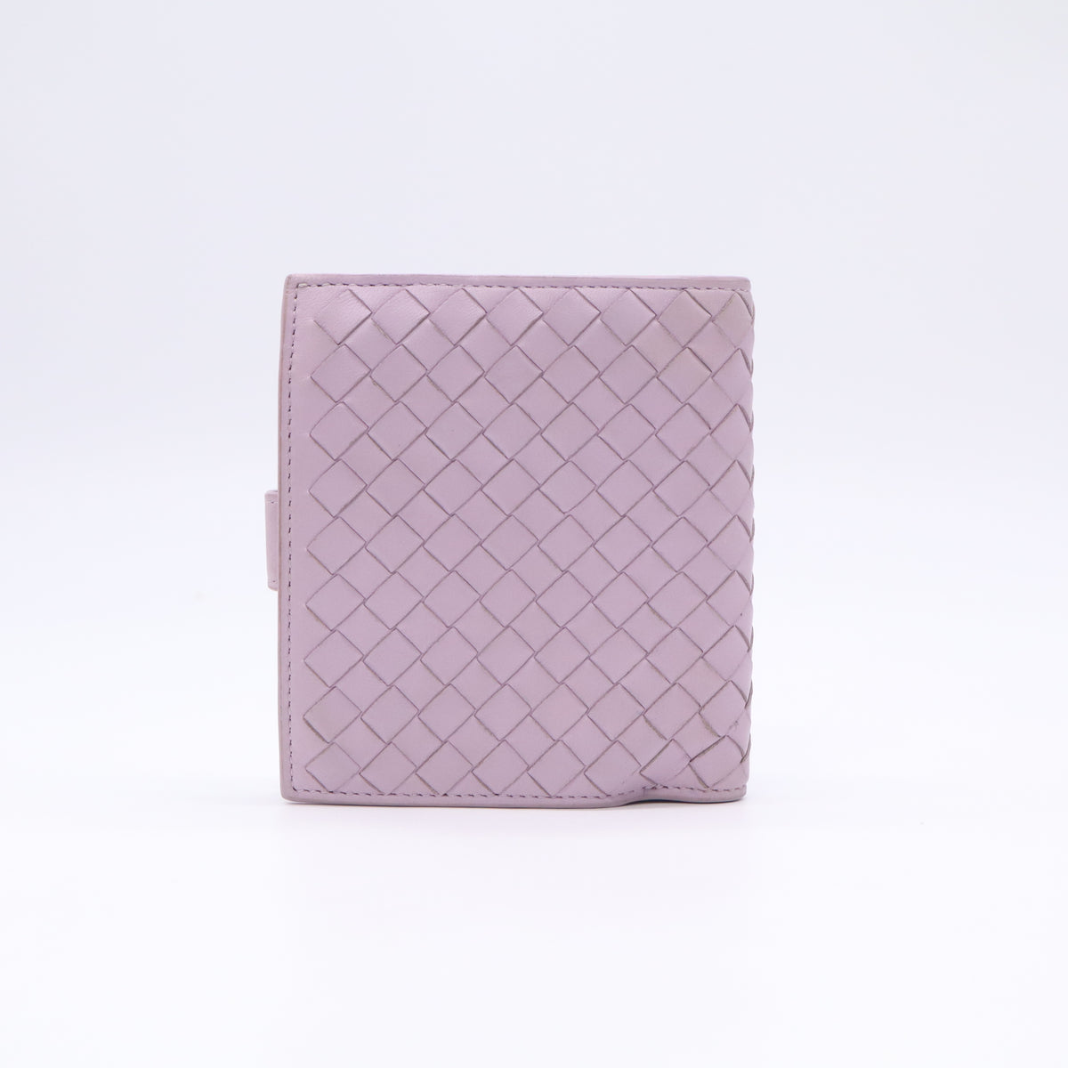 intrecciato-weave bi-fold wallet W23027