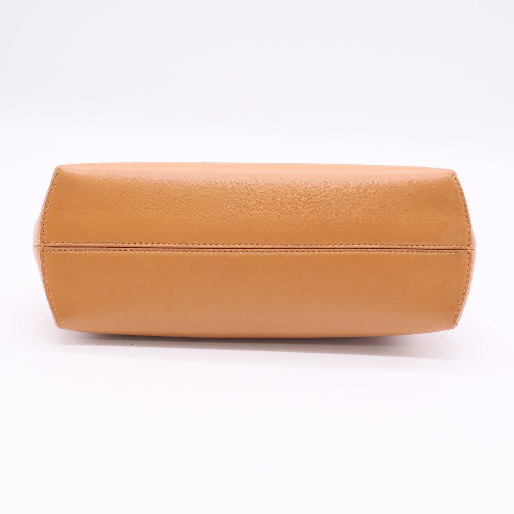 Fendi First Midi Shoulder Bag Brown twins