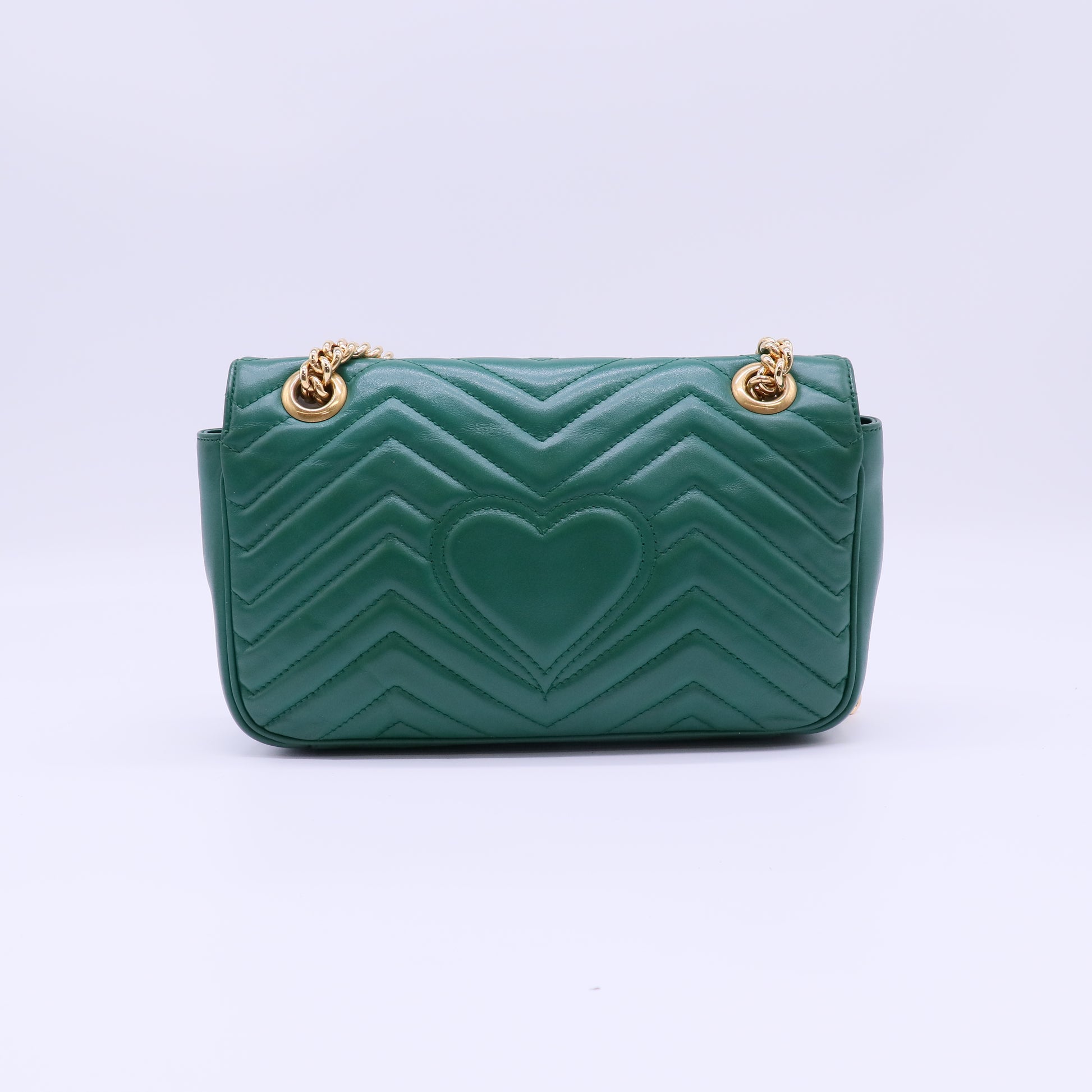 GG Marmont Flap Bag Matelasse Leather Small B22630