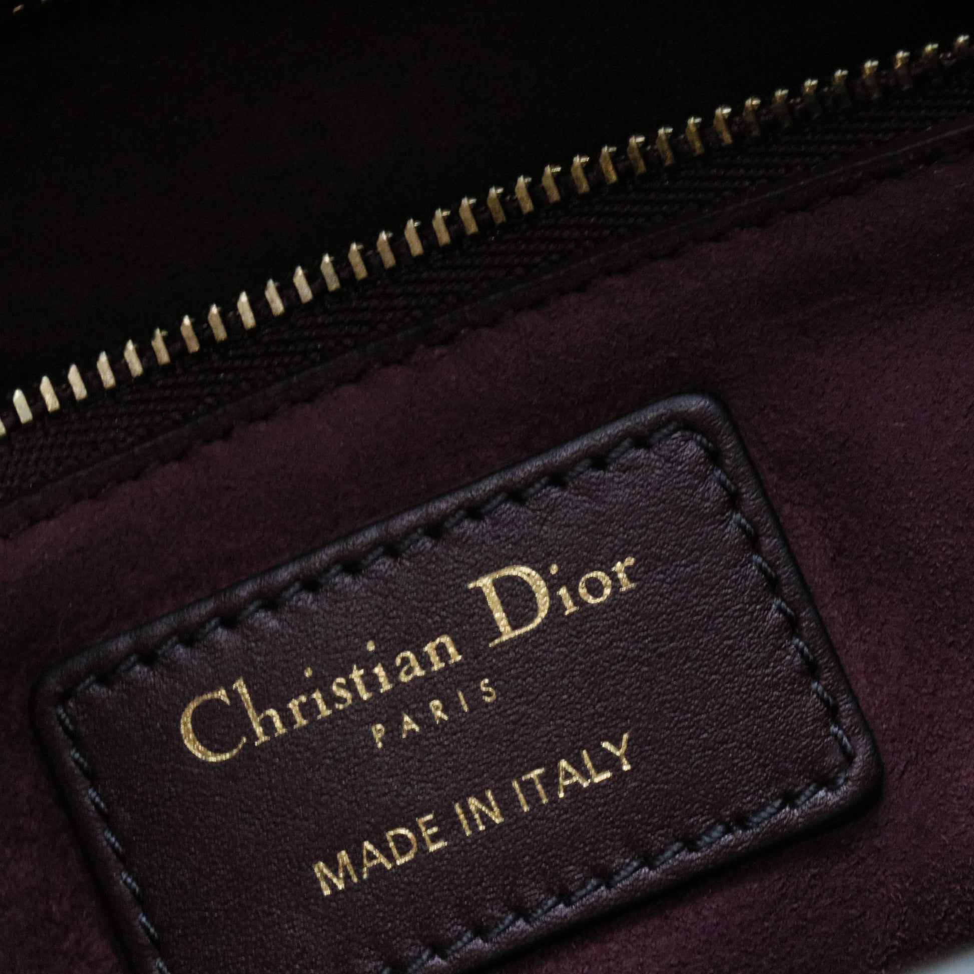 Supple Lady Dior Bag Cannage Studded Leather Medium