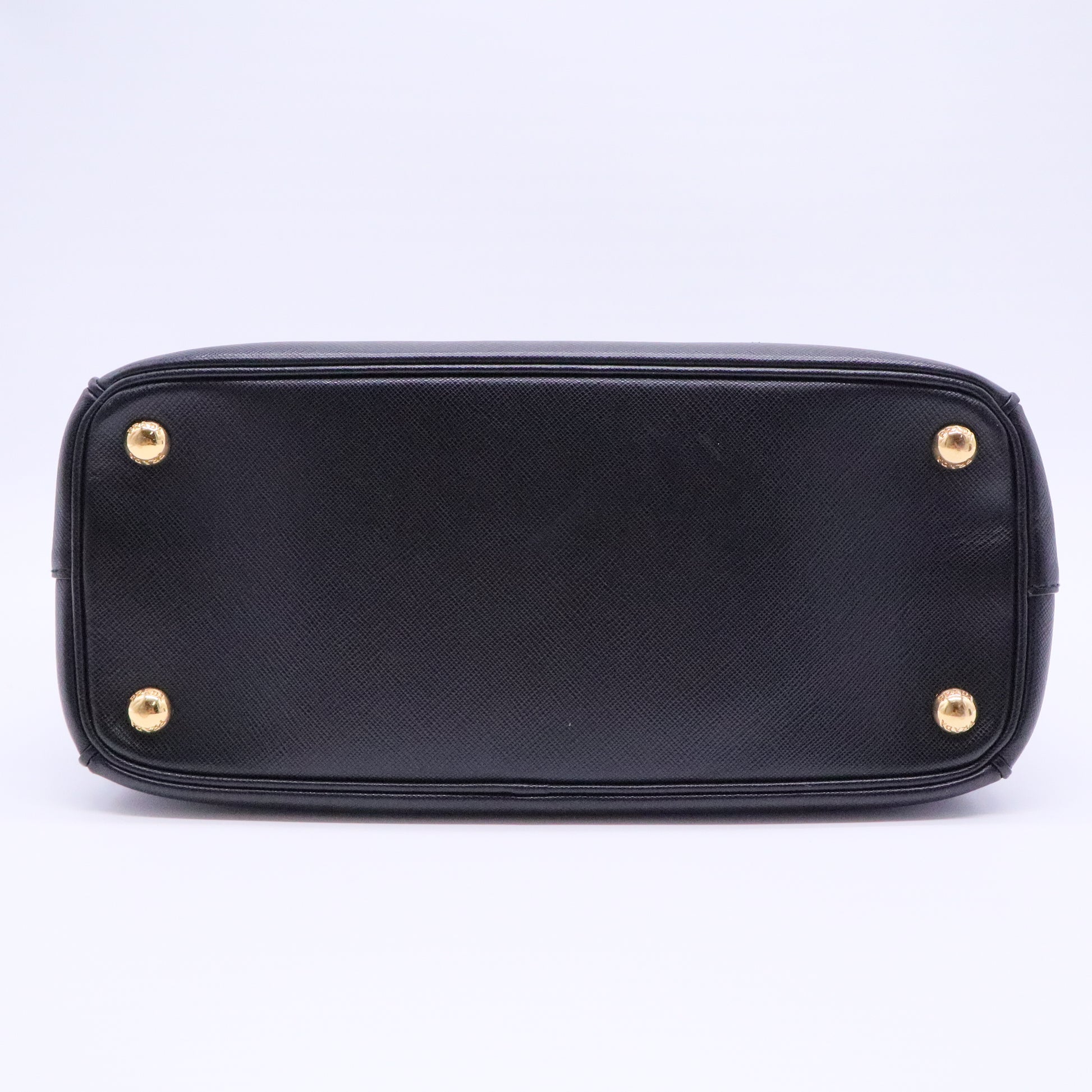 Small Saffiano Lux Galleria Double Zip Tote