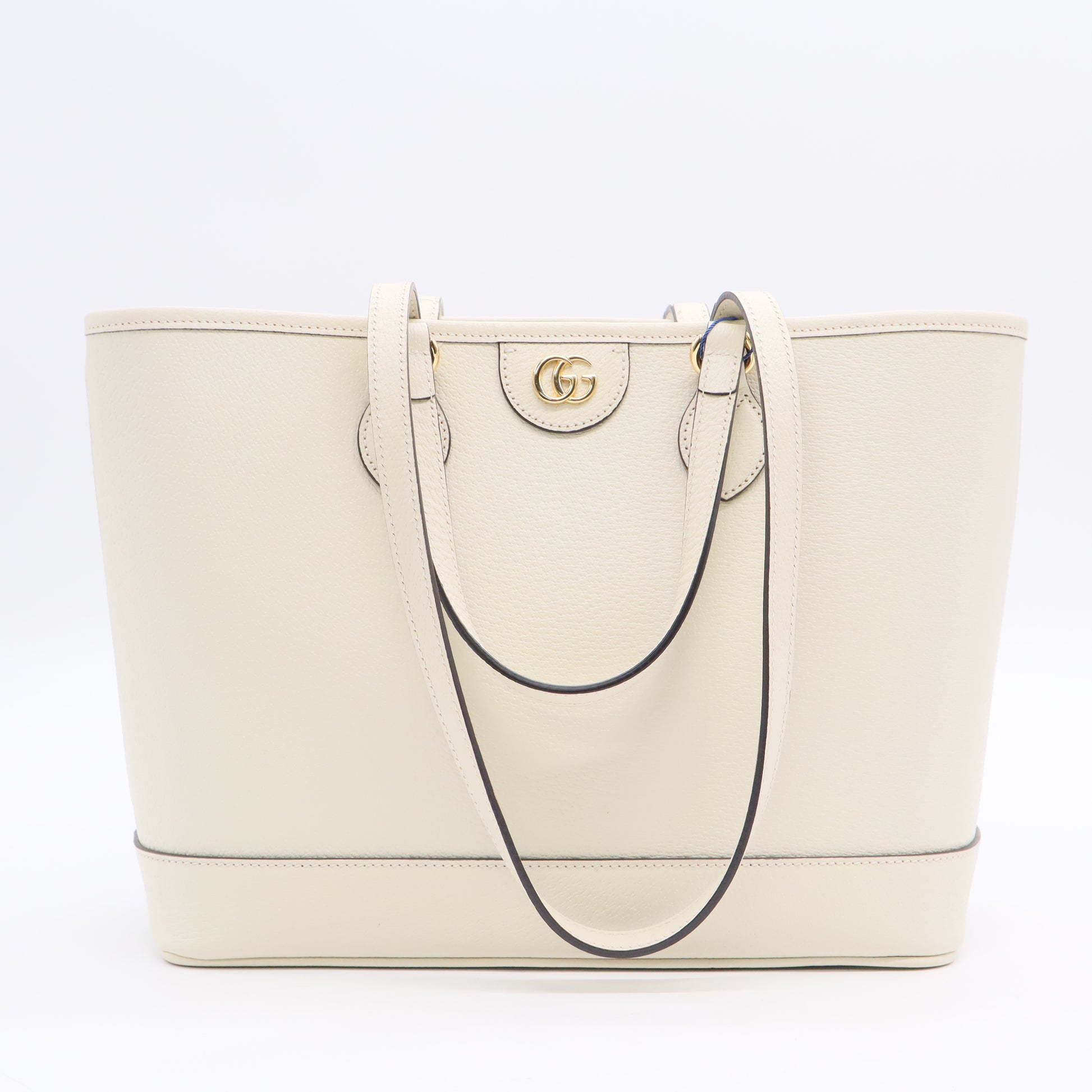 Ophidia White Leather Tote Bag Twins LDJ3122