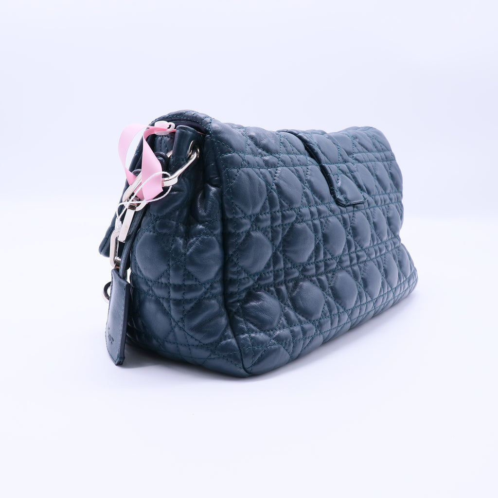 Cannage Quilted Lambskin Leather New Lock Flap Bag TWins LDJ4223