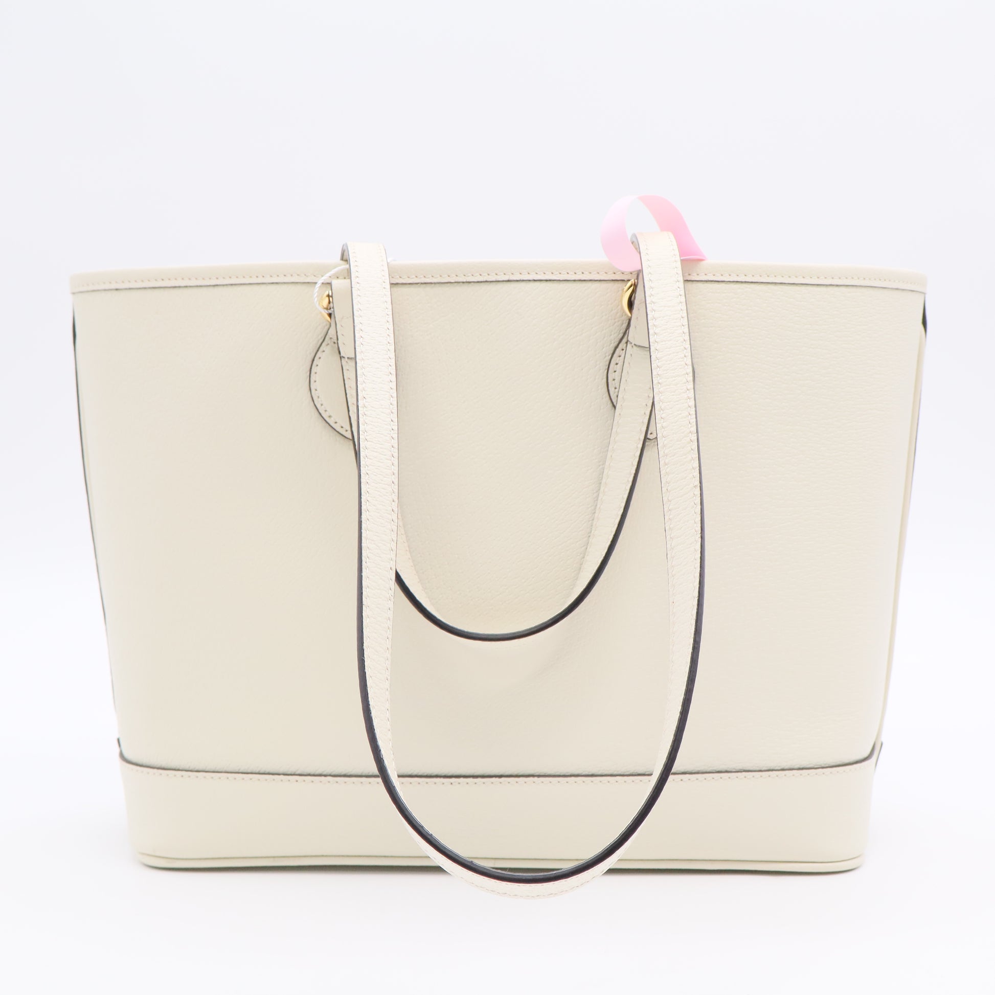 Ophidia White Leather Tote Bag Twins LDJ3122