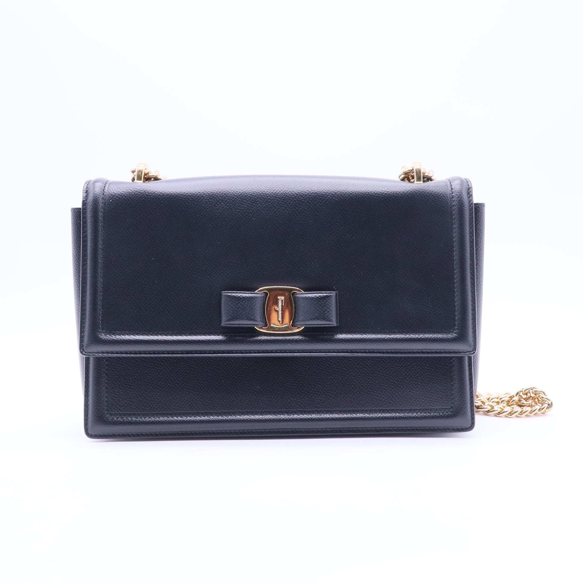 Embossed Leather Shoulder Bag  B20266