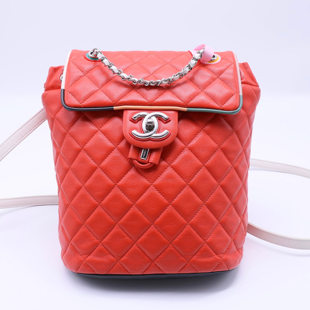 Cuba Urban Spirit Backpack Quilted Lambskin Small Twins LDJ4224