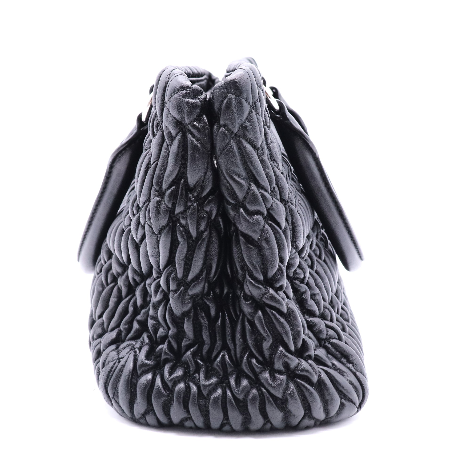 Crystal Tote Matelasse Leather