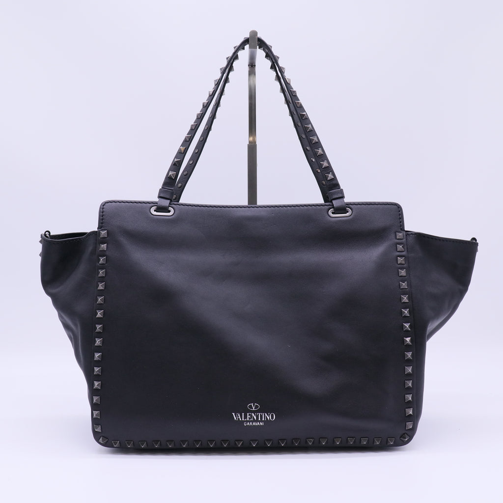 Valentino Garavani All Over Rockstud Trapeze Tote Bag B21756