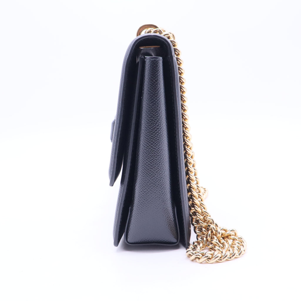 Embossed Leather Shoulder Bag  B20266
