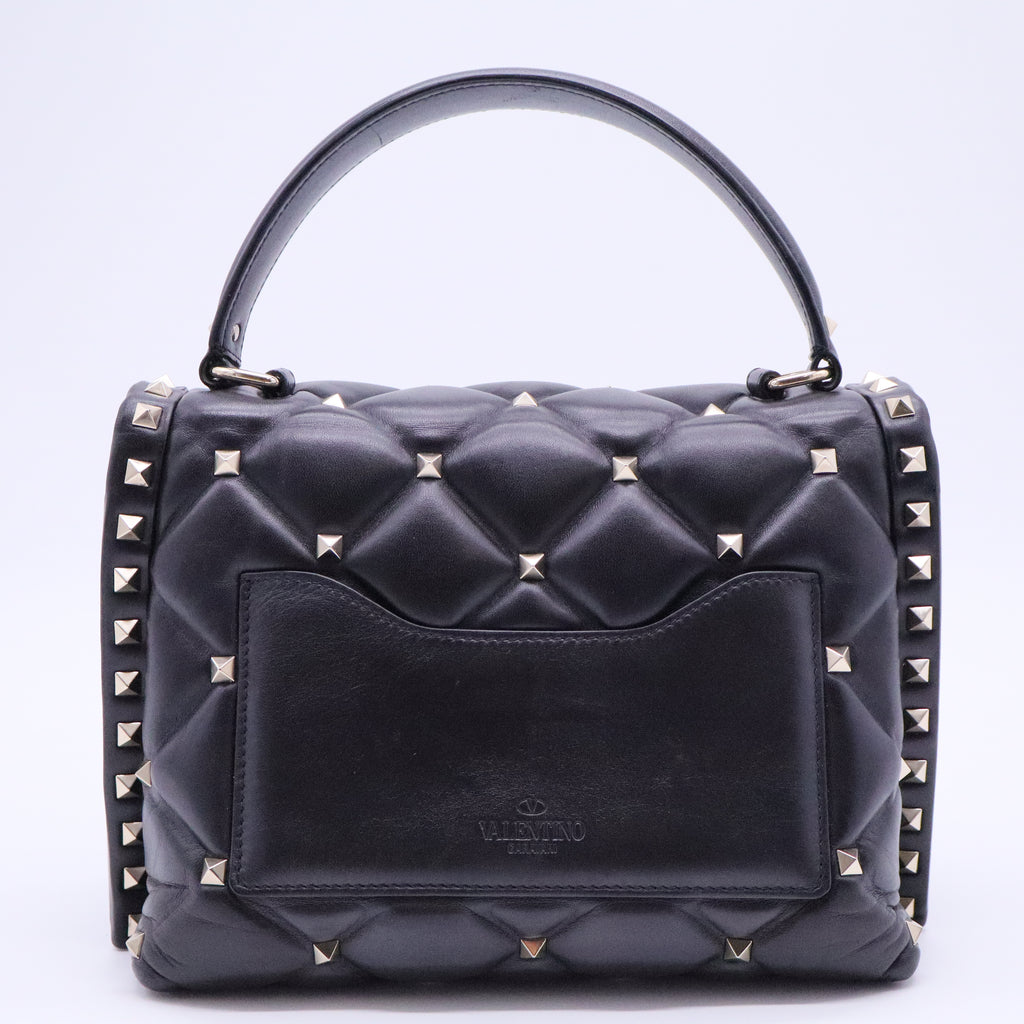 Candystud Top Handle Bag Leather Medium