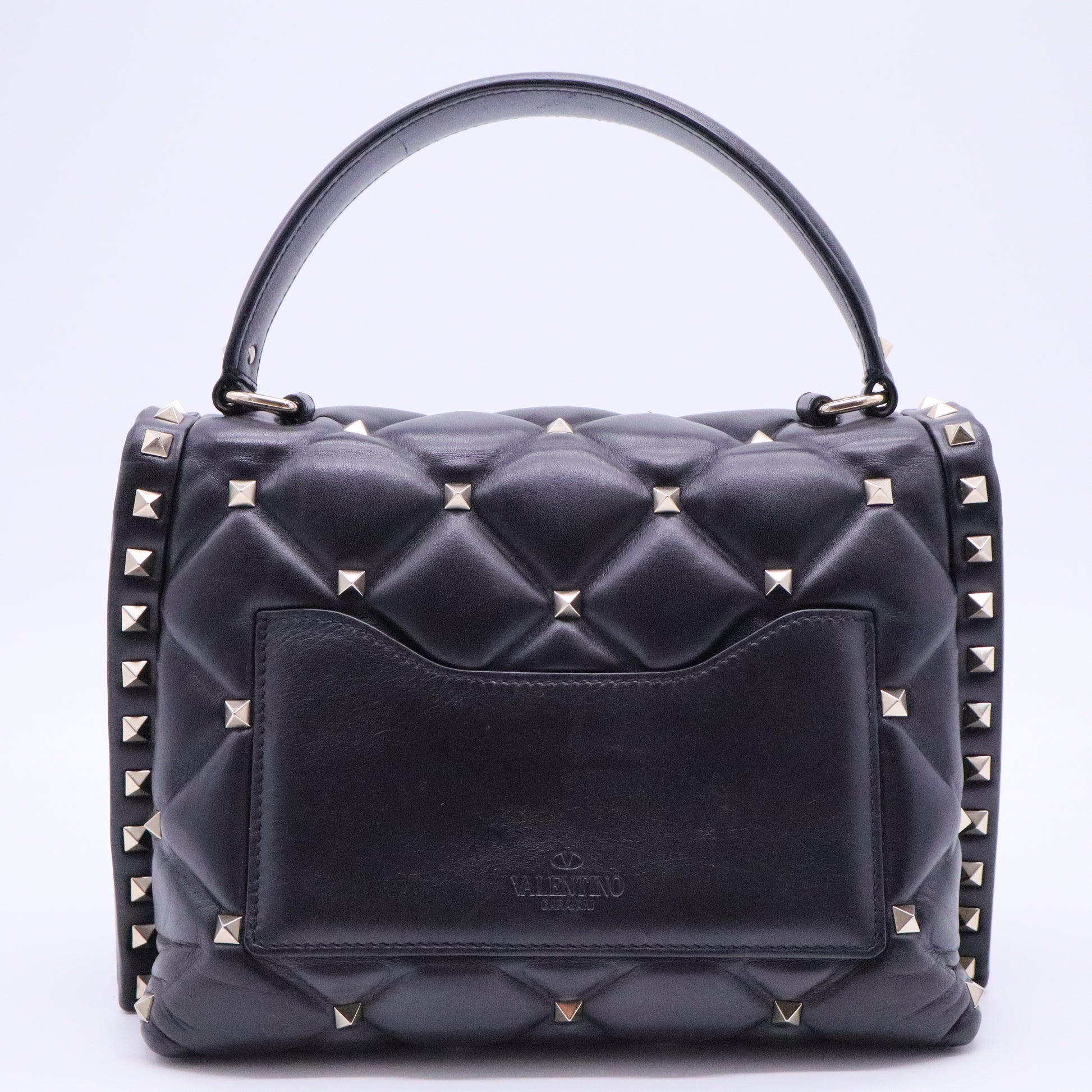 Candystud Top Handle Bag Leather Medium