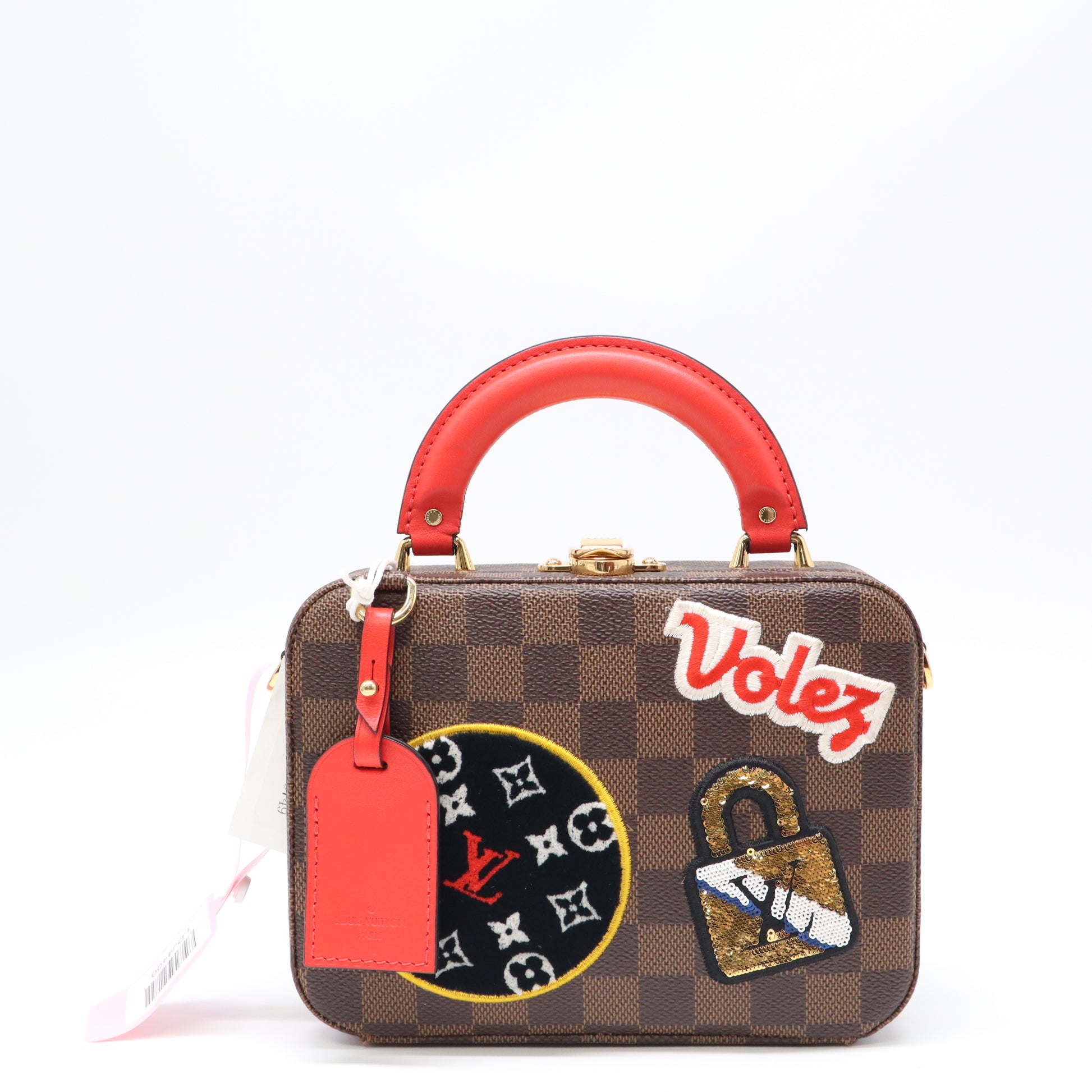 Louis Vuitton Damier Canvas Stories Box Bag twins LDJ4400
