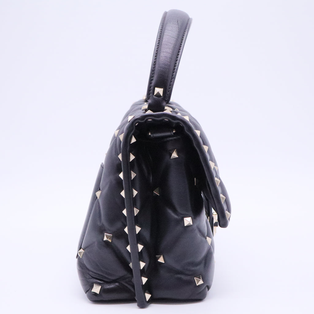 Candystud Top Handle Bag Leather Medium