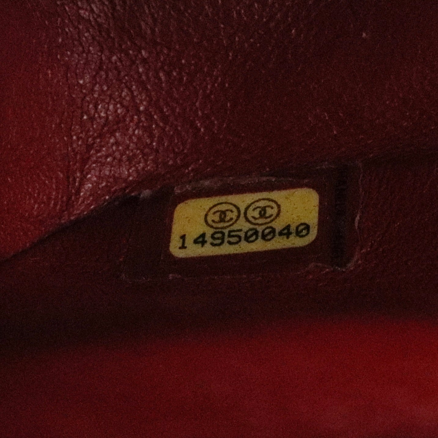 Chanel Red Quilted Lambskin Leather Classic Jumbo Double Flap Bag Twins LDJ3139