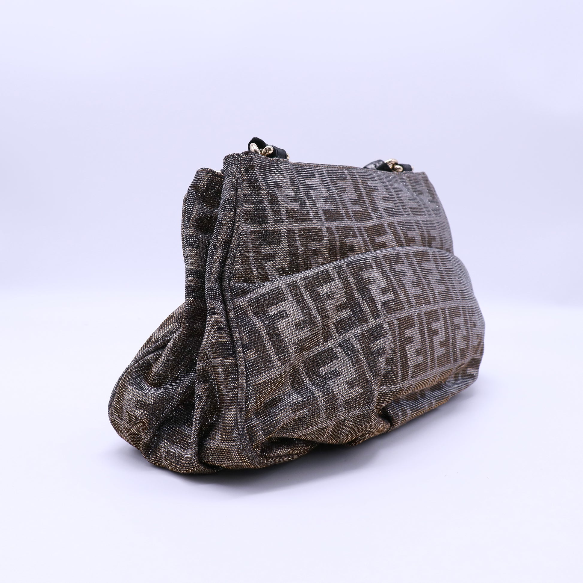 Fendi  Zucca Print Canvas Mia Spcecial Edition Small Tote Bag twins LDJ4209