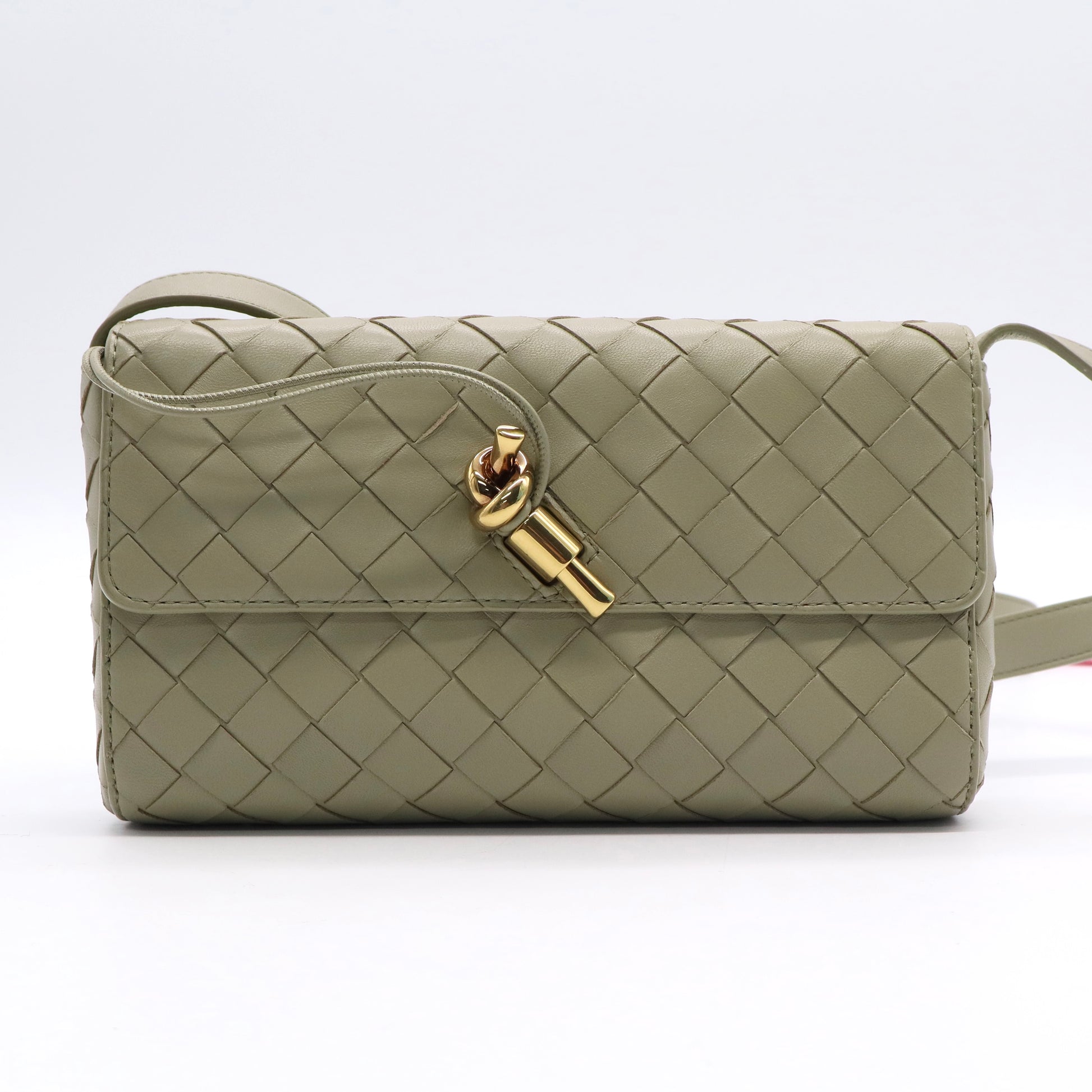 Andiamo Shoulder Bag Intrecciato Leather Twins LDJ3119