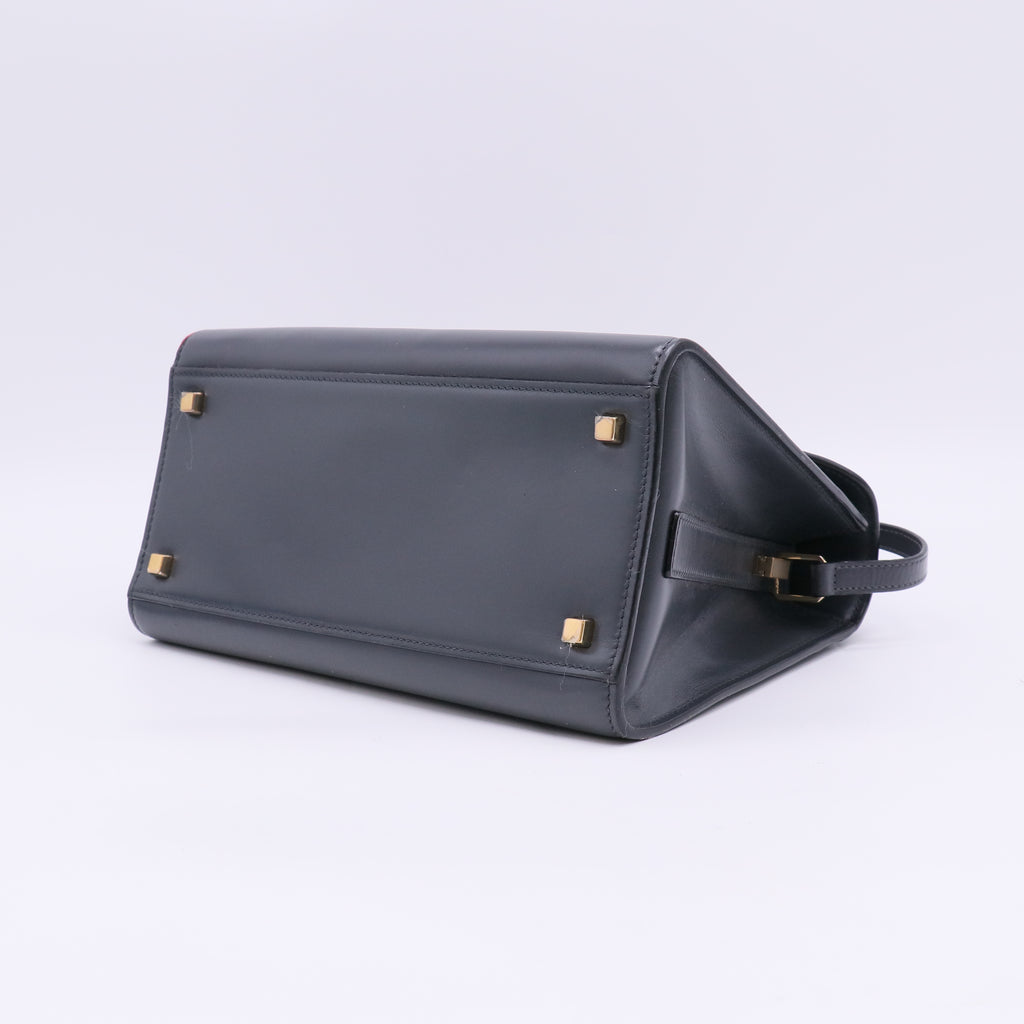 Valextra Iside Colorblocked Medium Top Handle Bag Twins LDJ5687