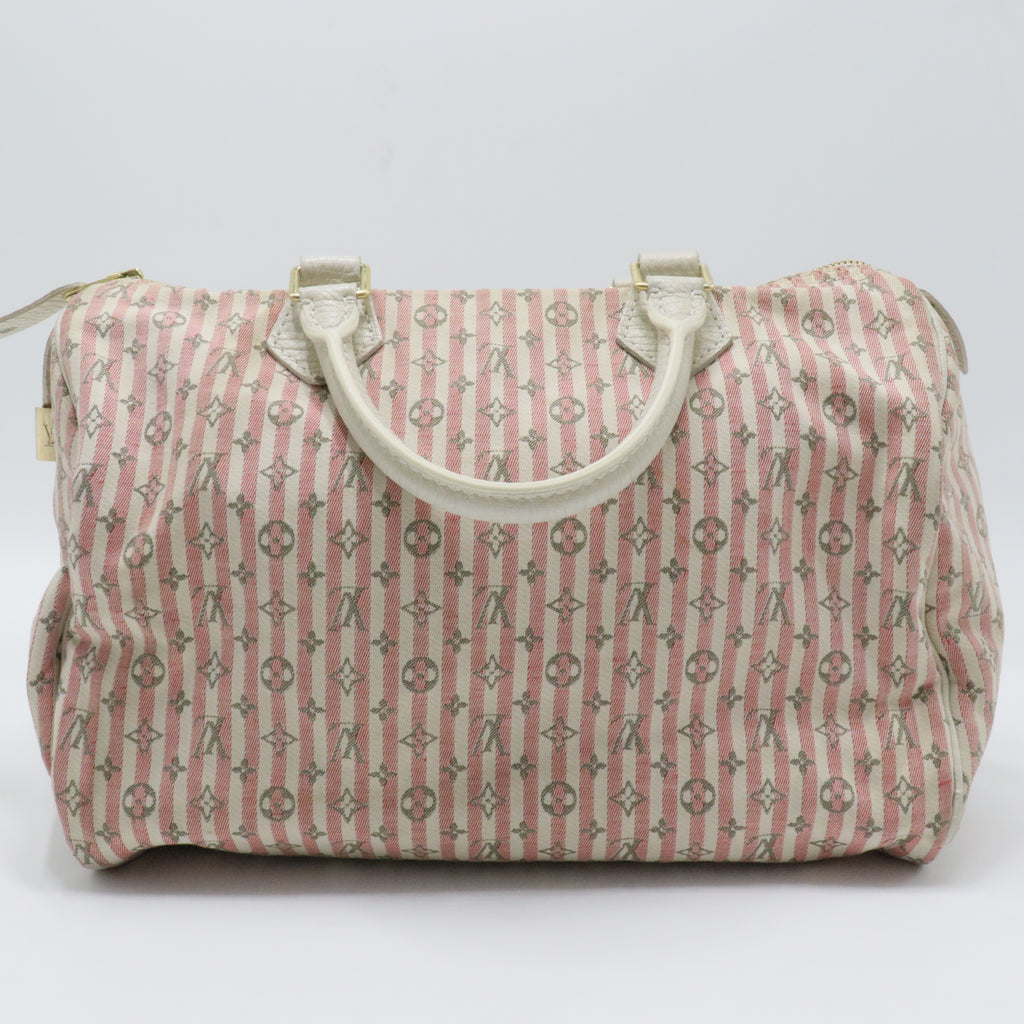 Monogram Mini Lin Croisette Speedy 30