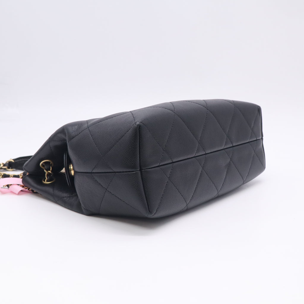 Chanel Grained Calfskin A Real Catch Shopping Tote twins LDJ5885