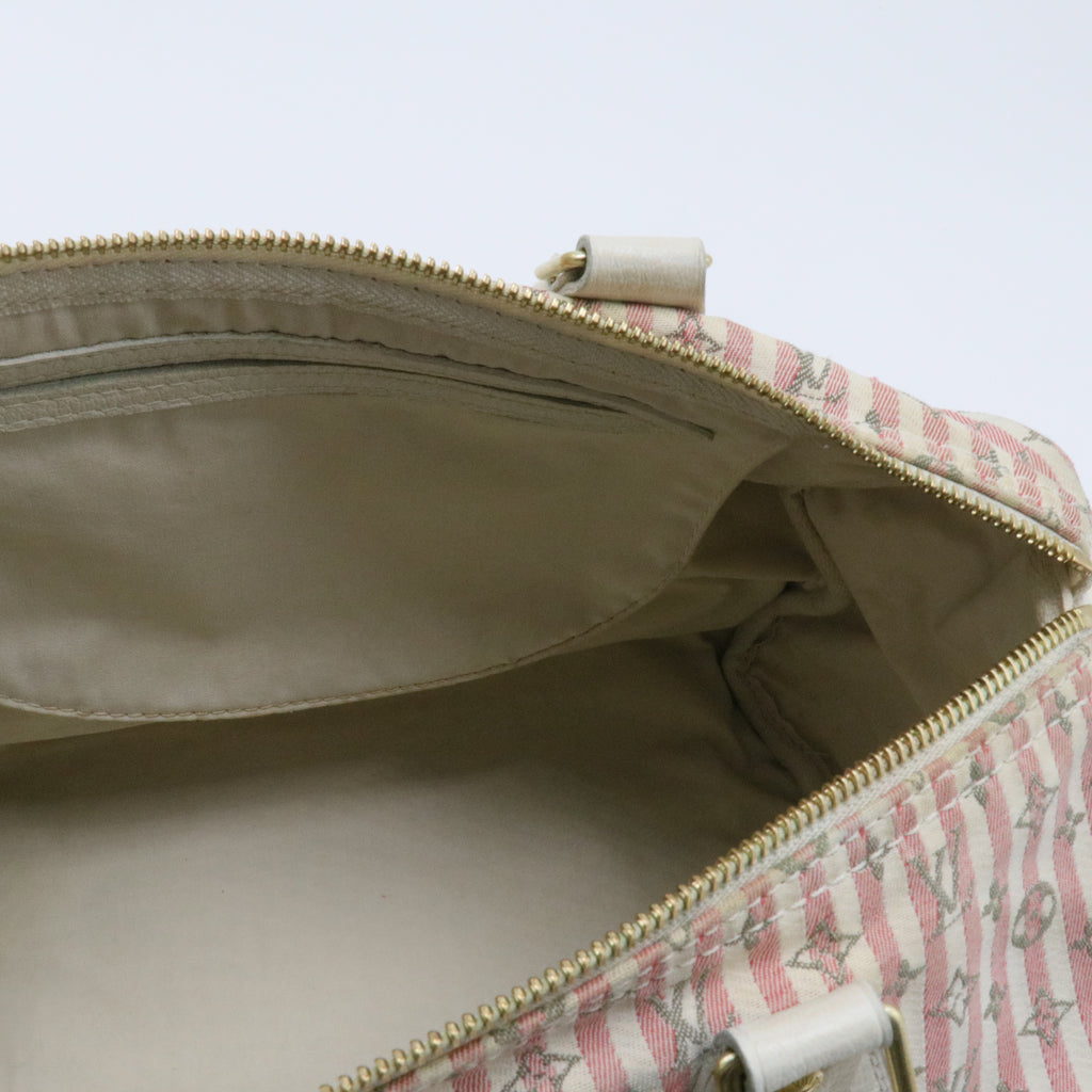Monogram Mini Lin Croisette Speedy 30
