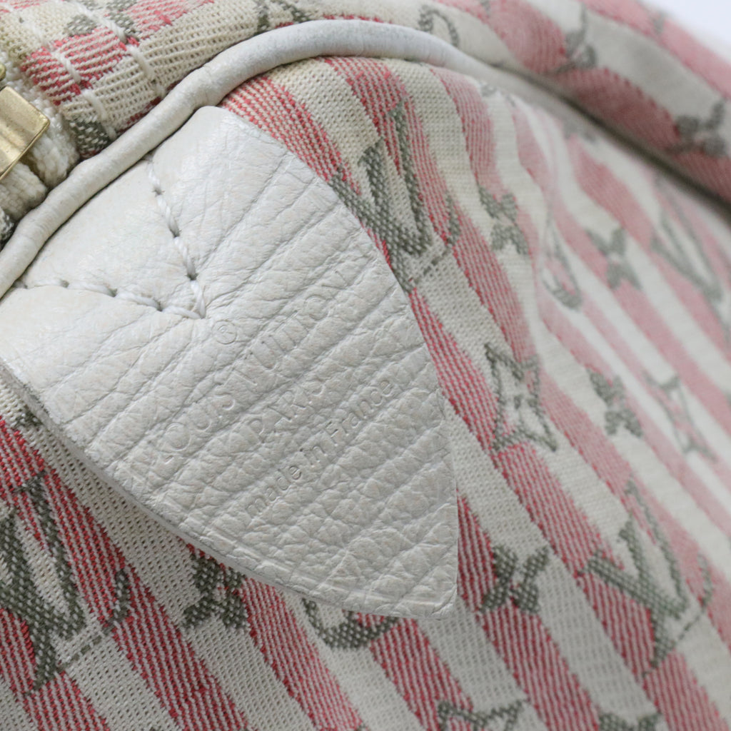 Monogram Mini Lin Croisette Speedy 30