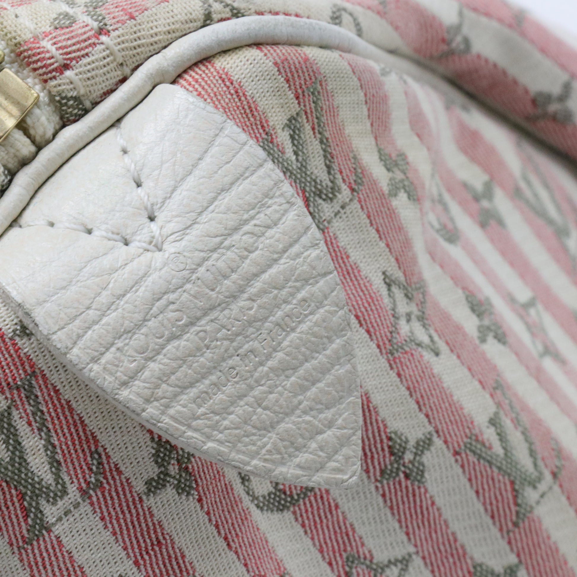 Monogram Mini Lin Croisette Speedy 30