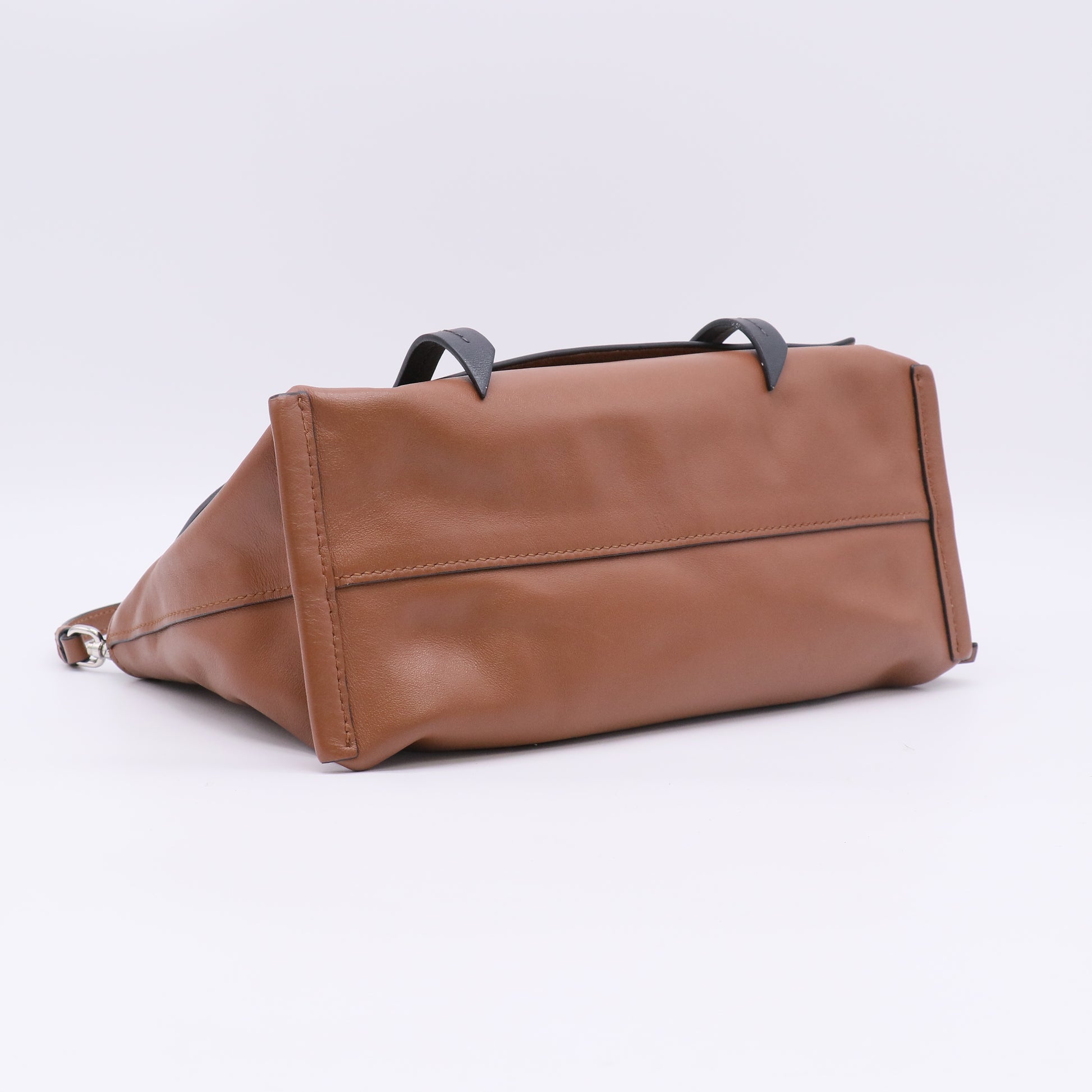 Miu Miu Black/ Brown Leather Grace Lux Messenger Bag twins LDJ5068