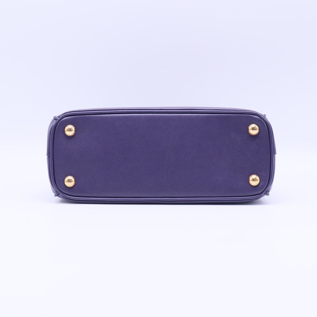 Prada Viola Saffiano Lux Leather Mini Tote Bag twins B22147