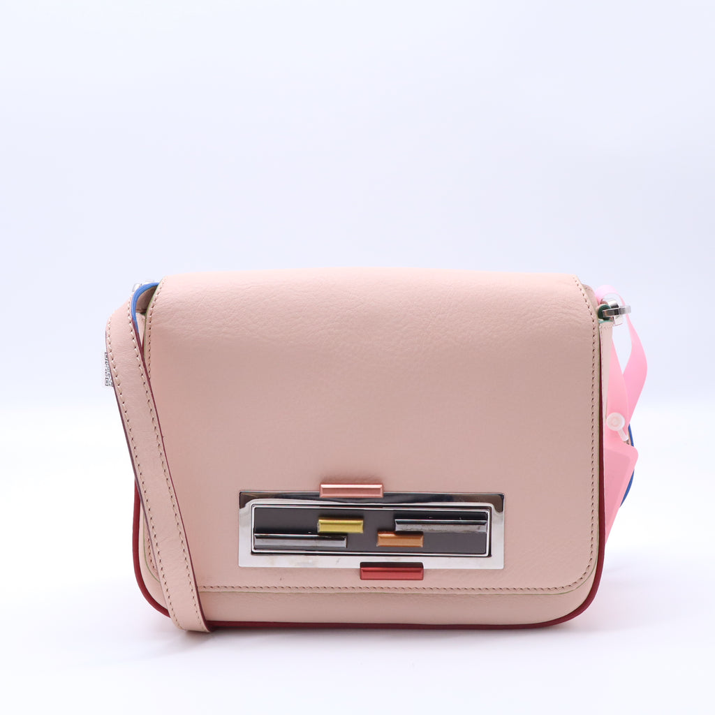 Fendi Baguette Enamel Calfskin Flap Bag twins LDJ4212