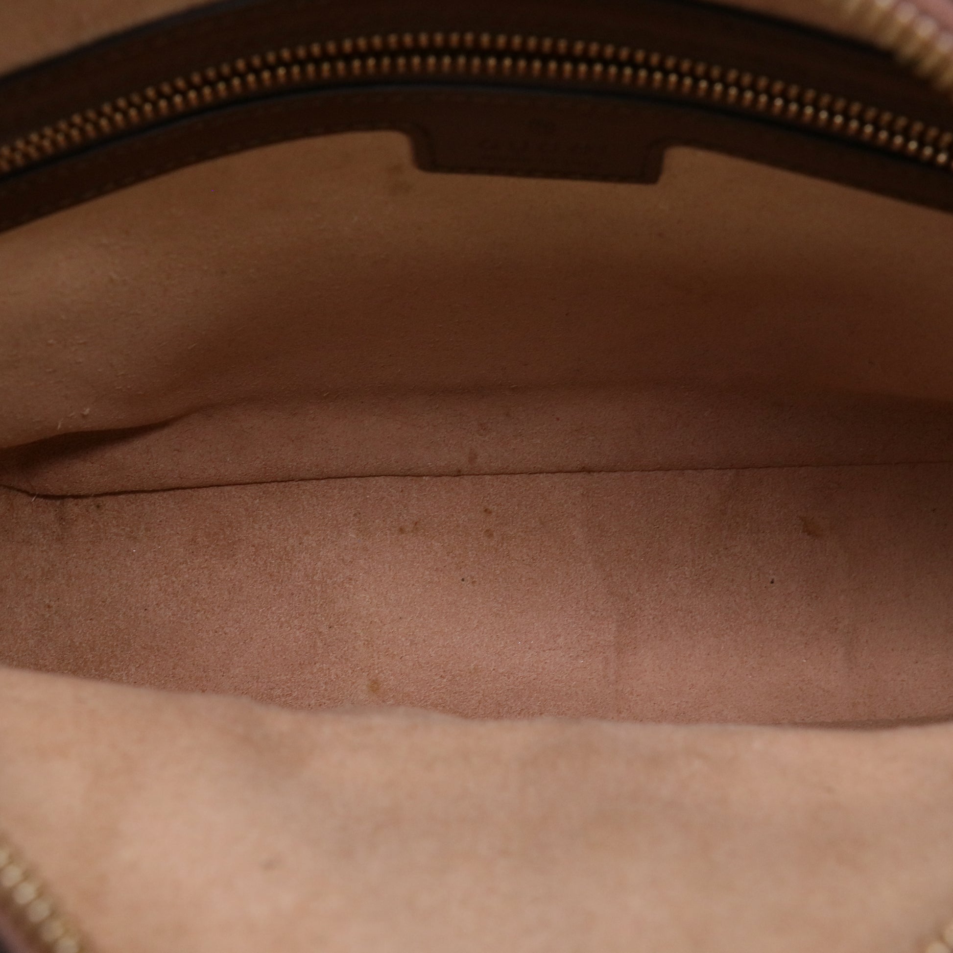 Gucci GG Supreme Monogram Small Horsebit 1955 Shoulder Bag Beige Brown Sugar twins LDJ5668